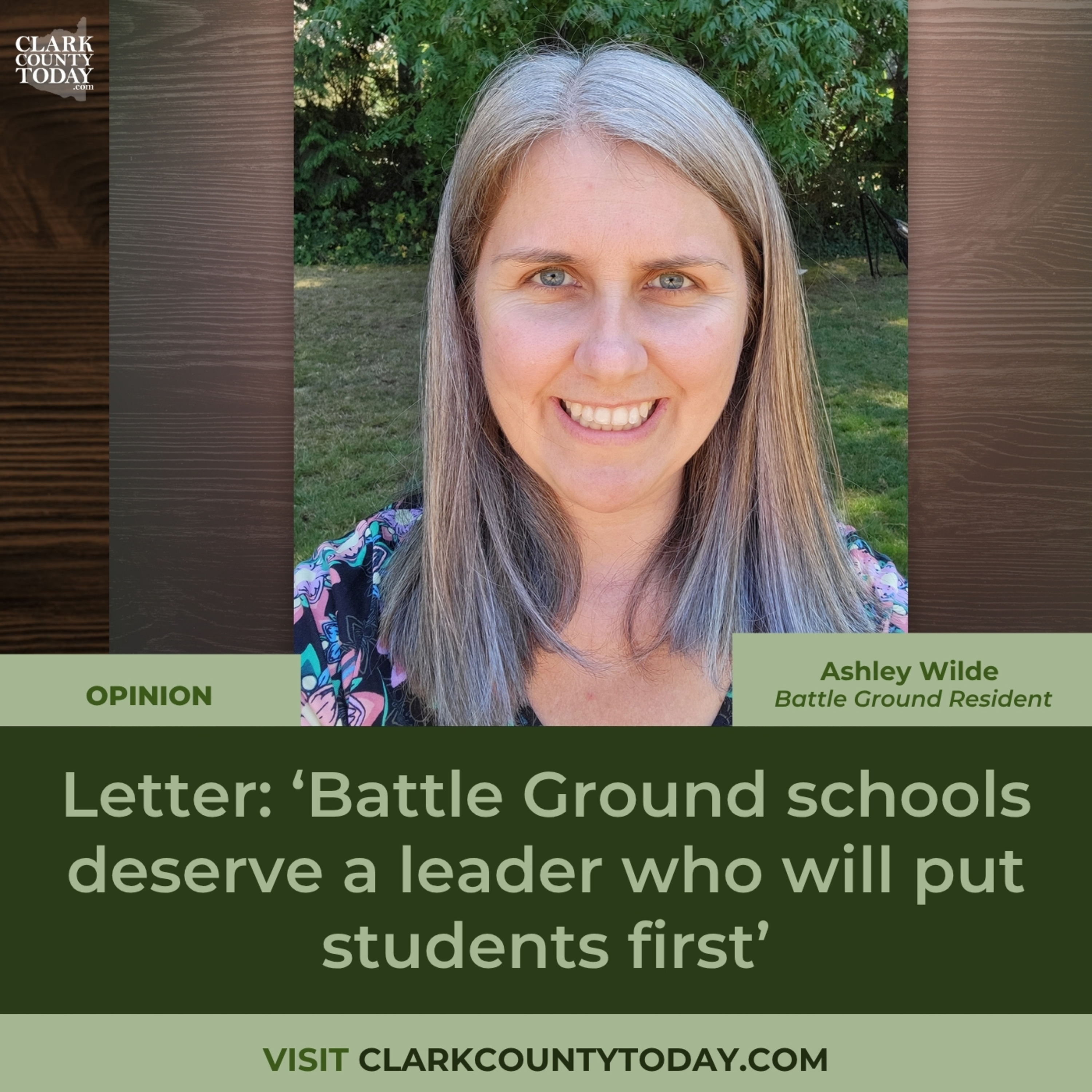 Letter: ‘Battle Ground schools deserve a leader who will put students first’