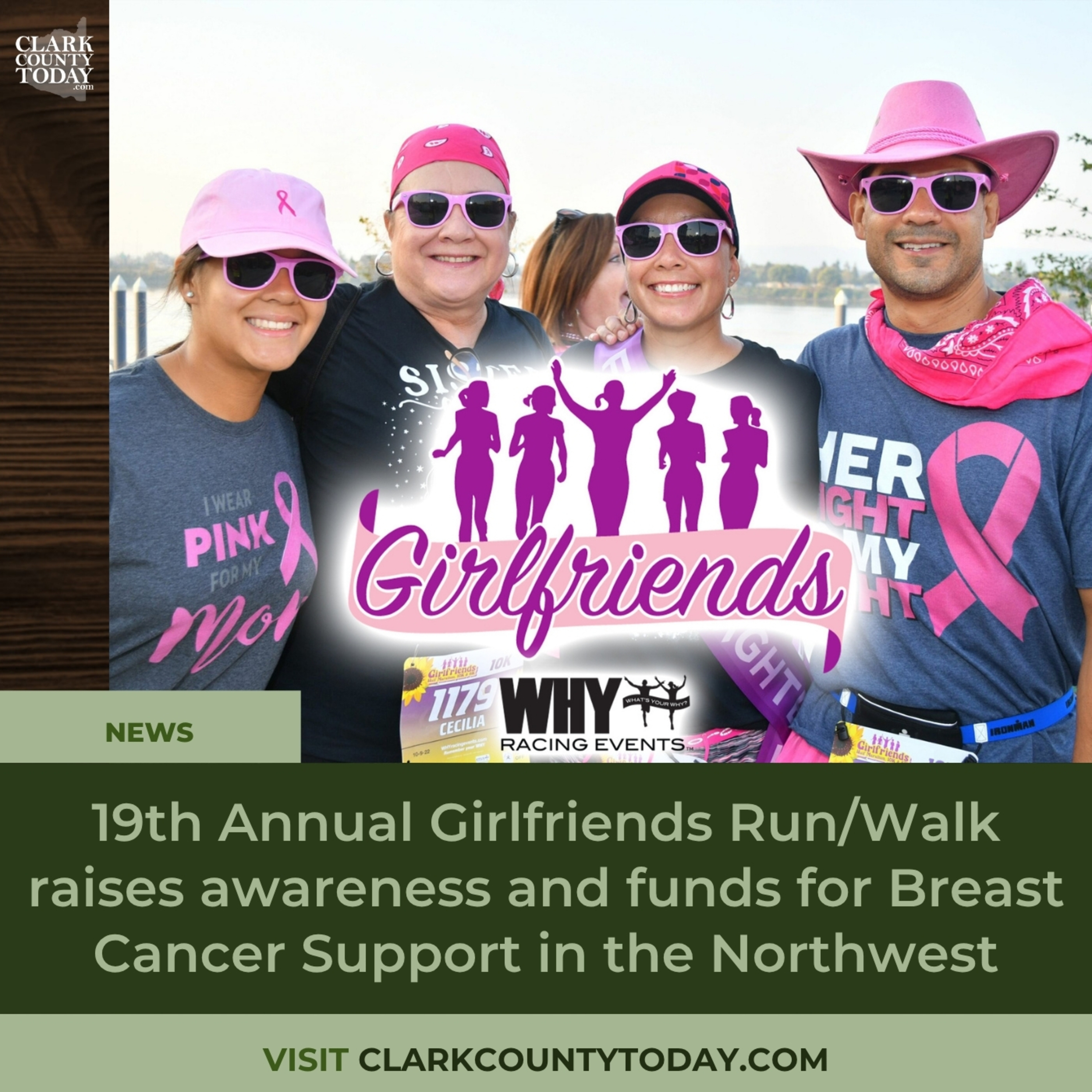 19th Annual Girlfriends Run/Walk raises awareness and funds for Breast Cancer Support in the Northwest