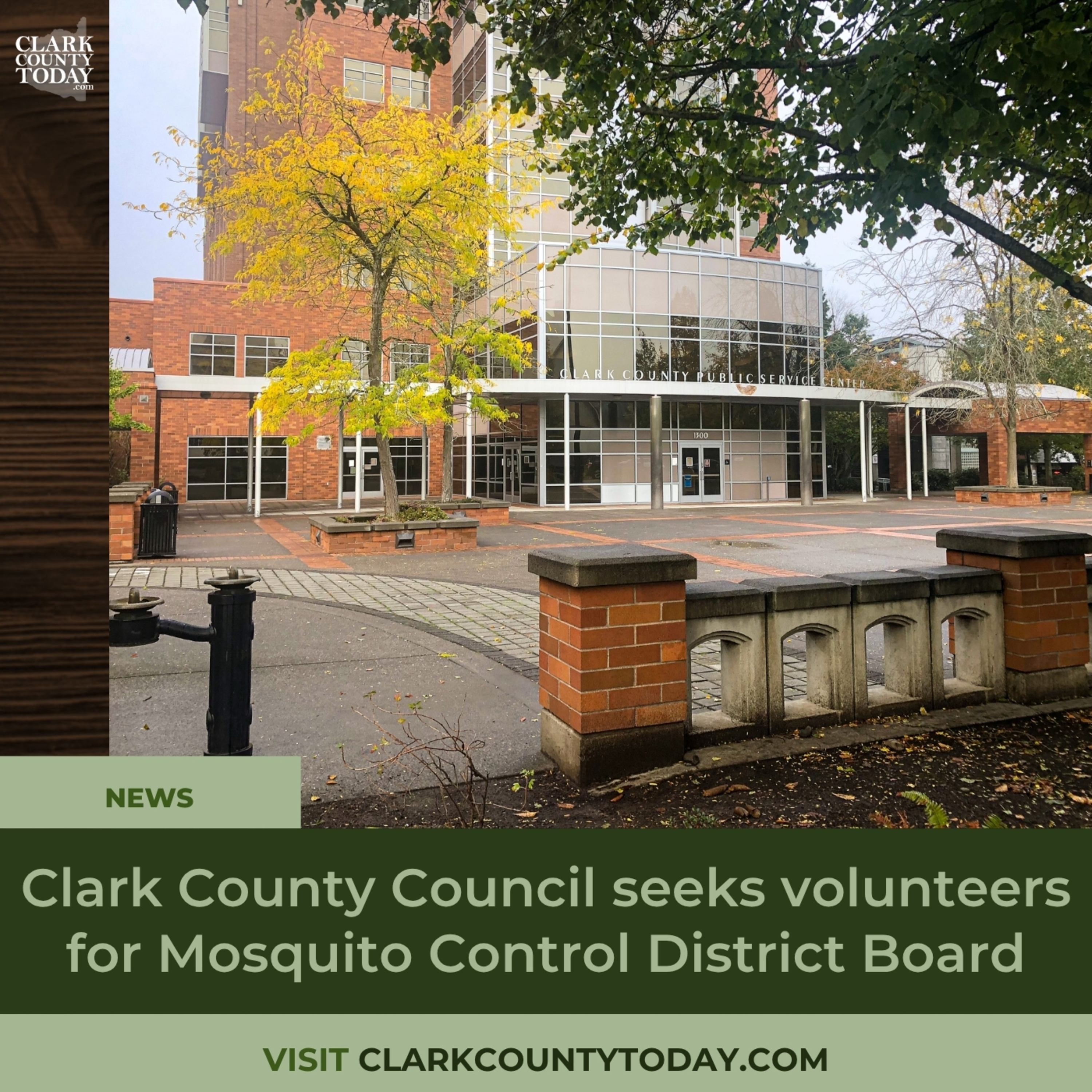 Clark County Council seeks volunteers for Mosquito Control District Board