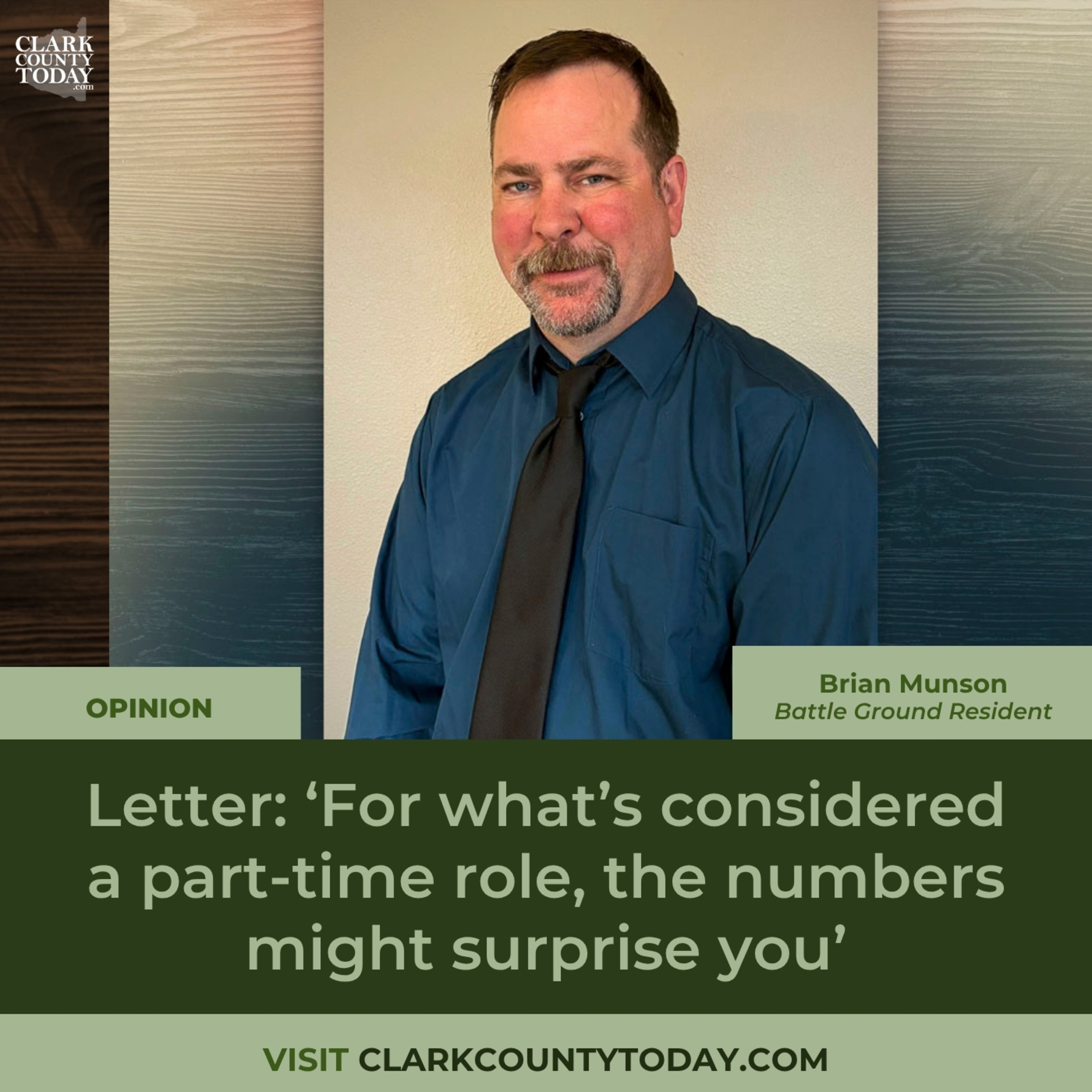 Letter: ‘For what’s considered a part-time role, the numbers might surprise you’