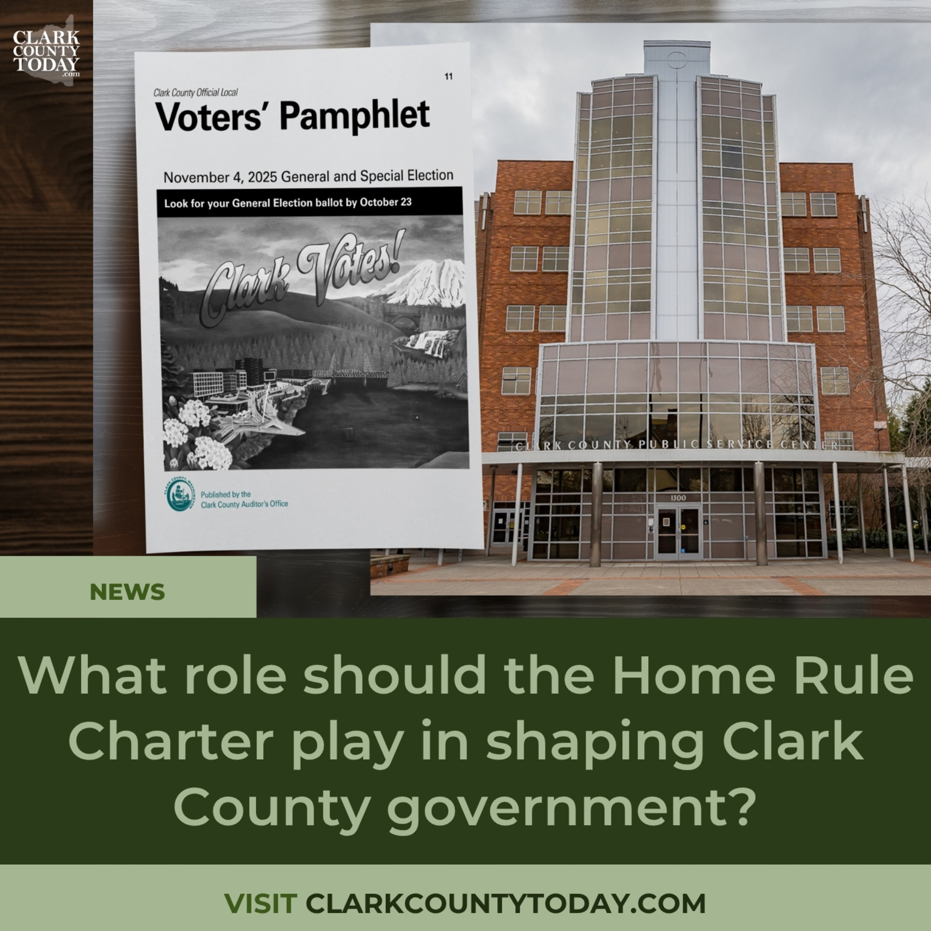 What role should the Home Rule Charter play in shaping Clark County government?