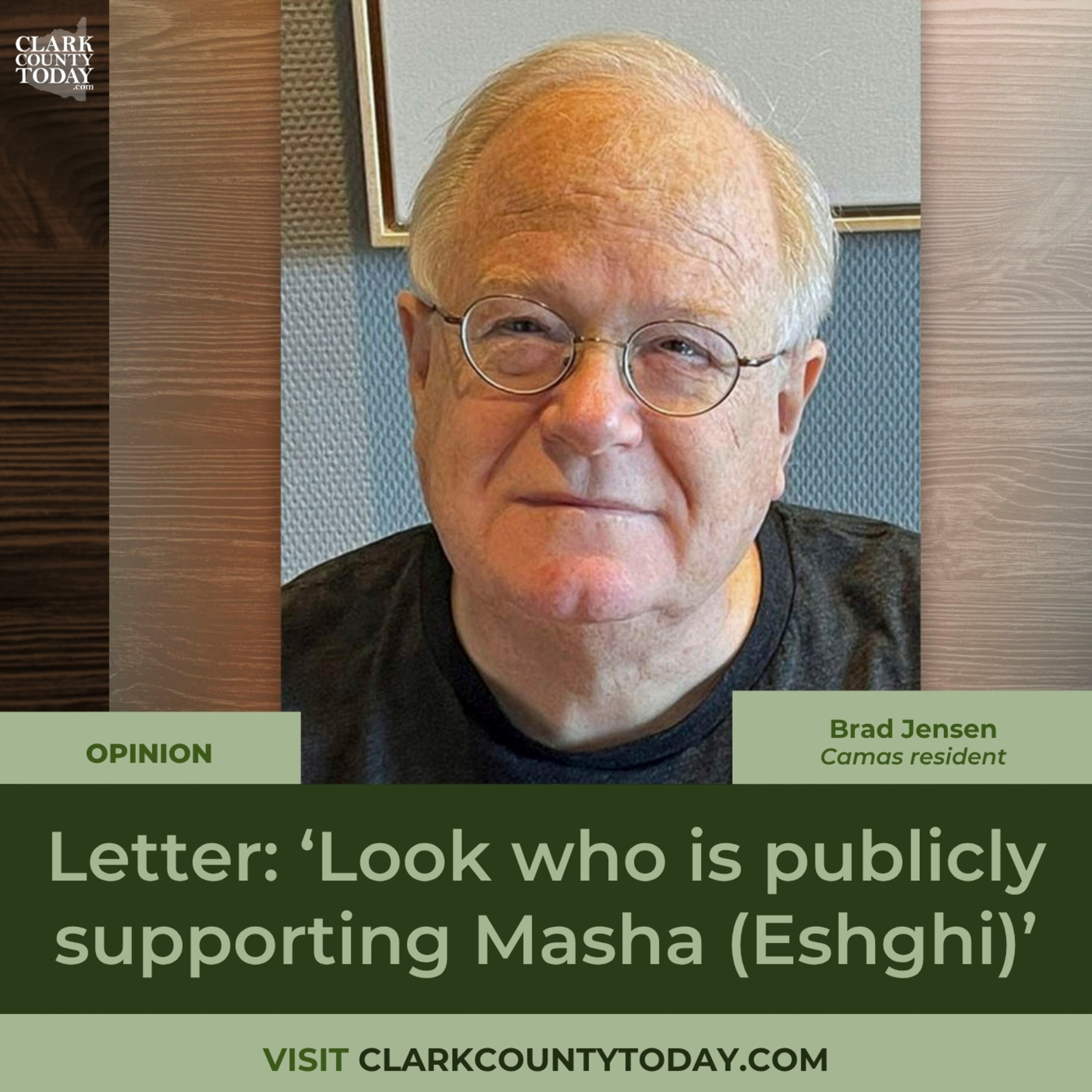 Letter: ‘Look who is publicly supporting Masha (Eshghi)’