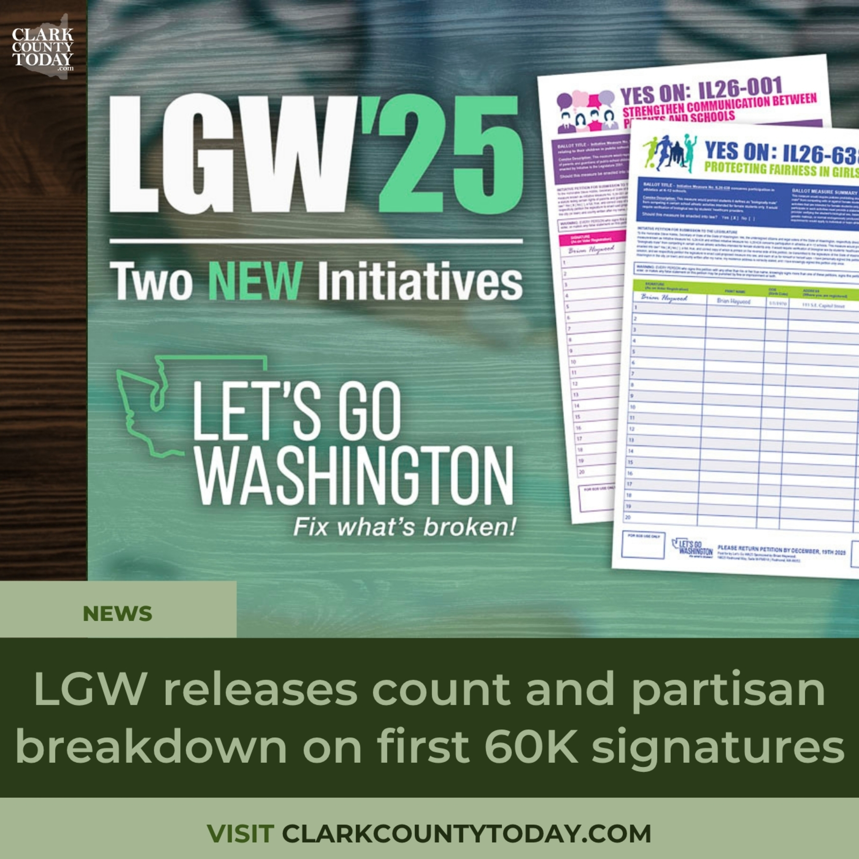 LGW releases count and partisan breakdown on first 60K signatures