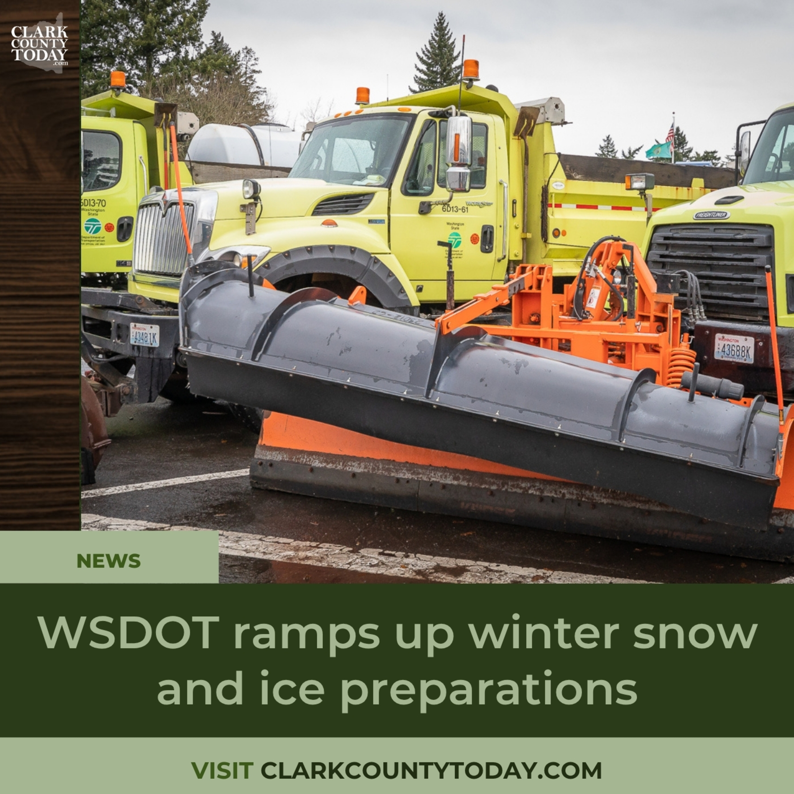 WSDOT ramps up winter snow and ice preparations