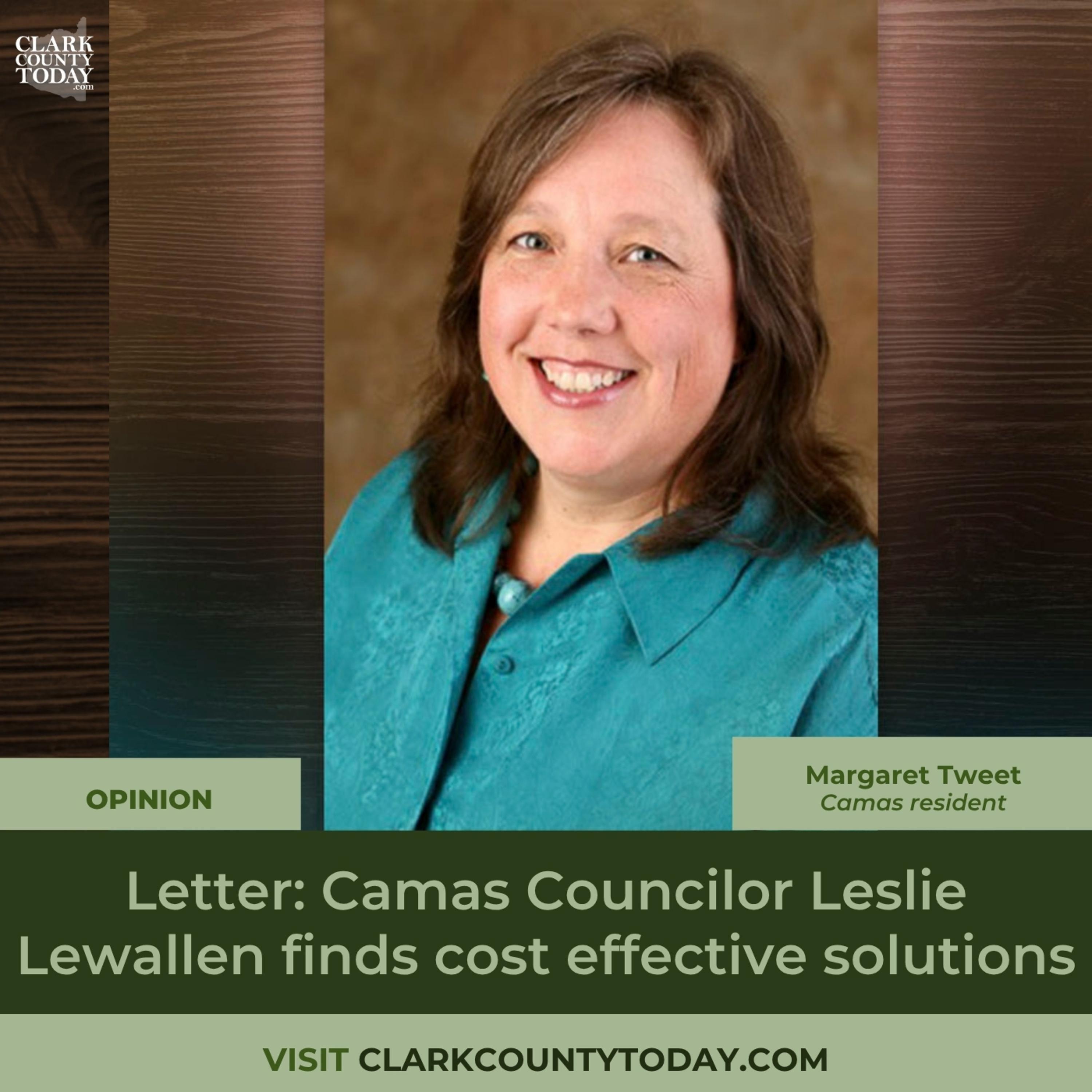 Letter: Camas Councilor Leslie Lewallen finds cost effective solutions