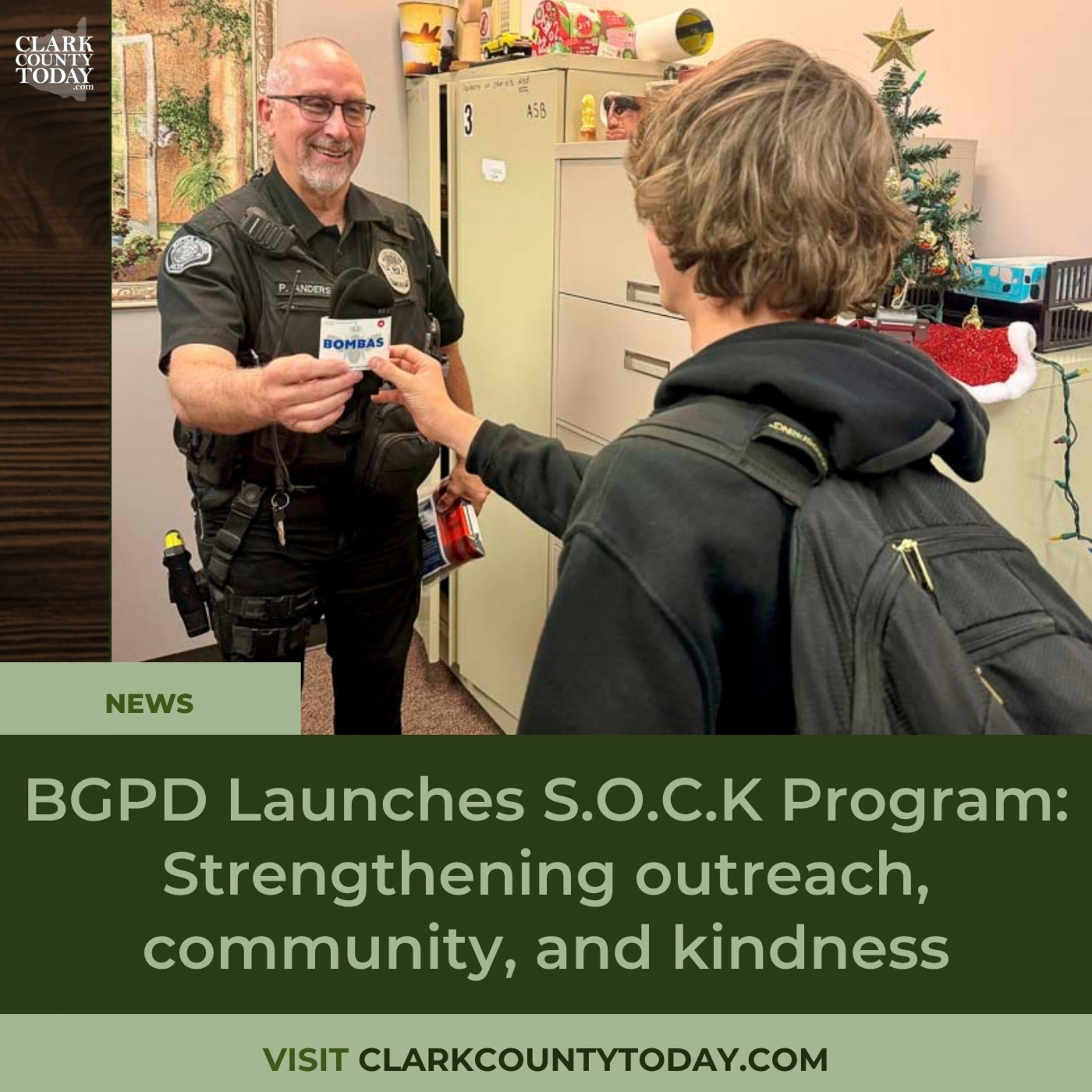 BGPD Launches S.O.C.K Program: Strengthening outreach, community, and kindness