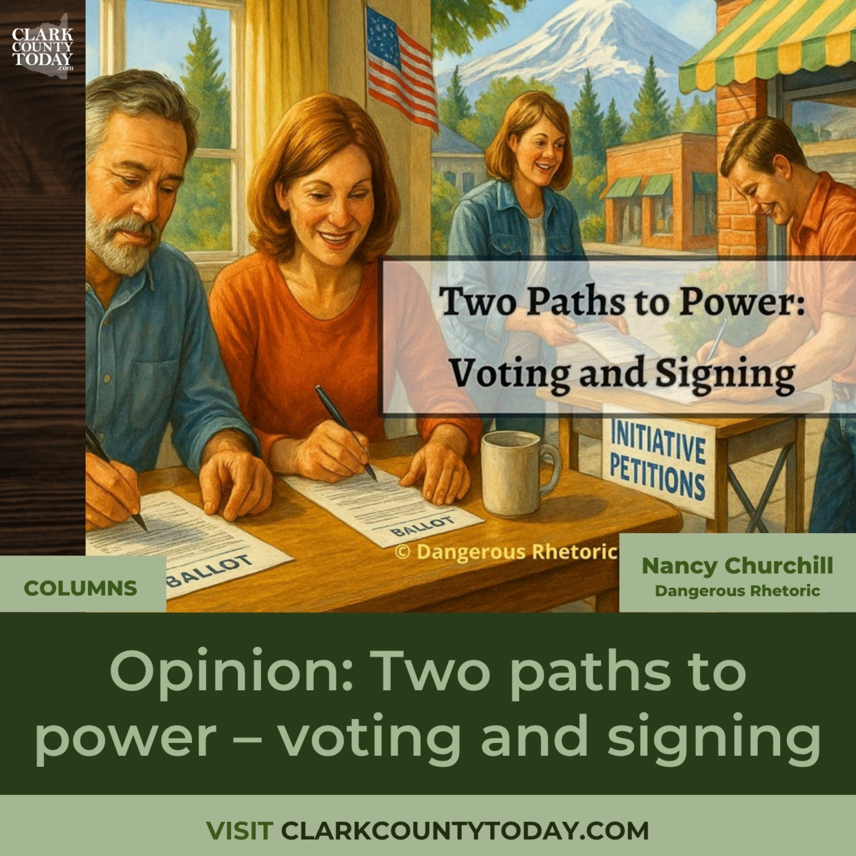 Opinion: Two paths to power – voting and signing