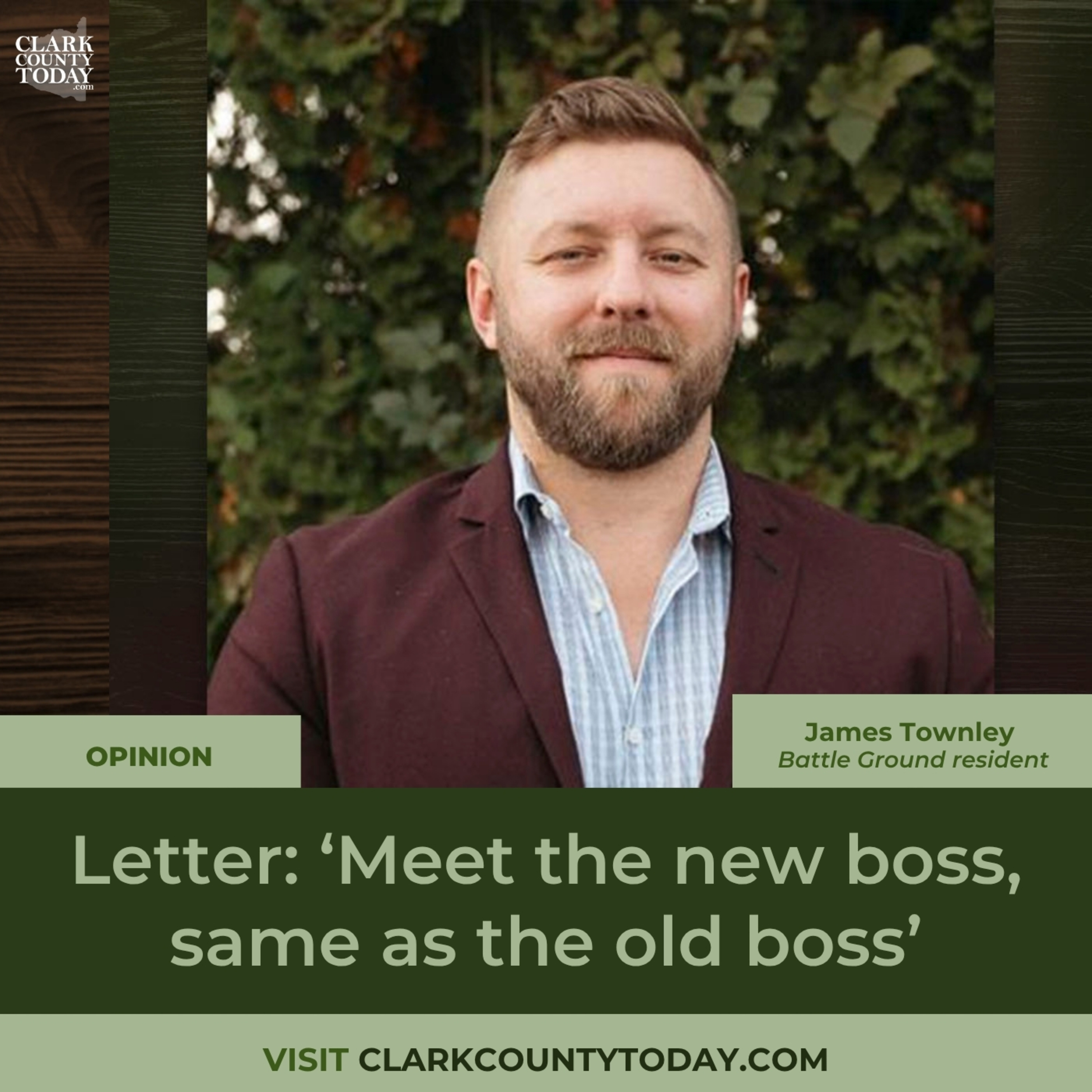 Letter: ‘Meet the new boss, same as the old boss’