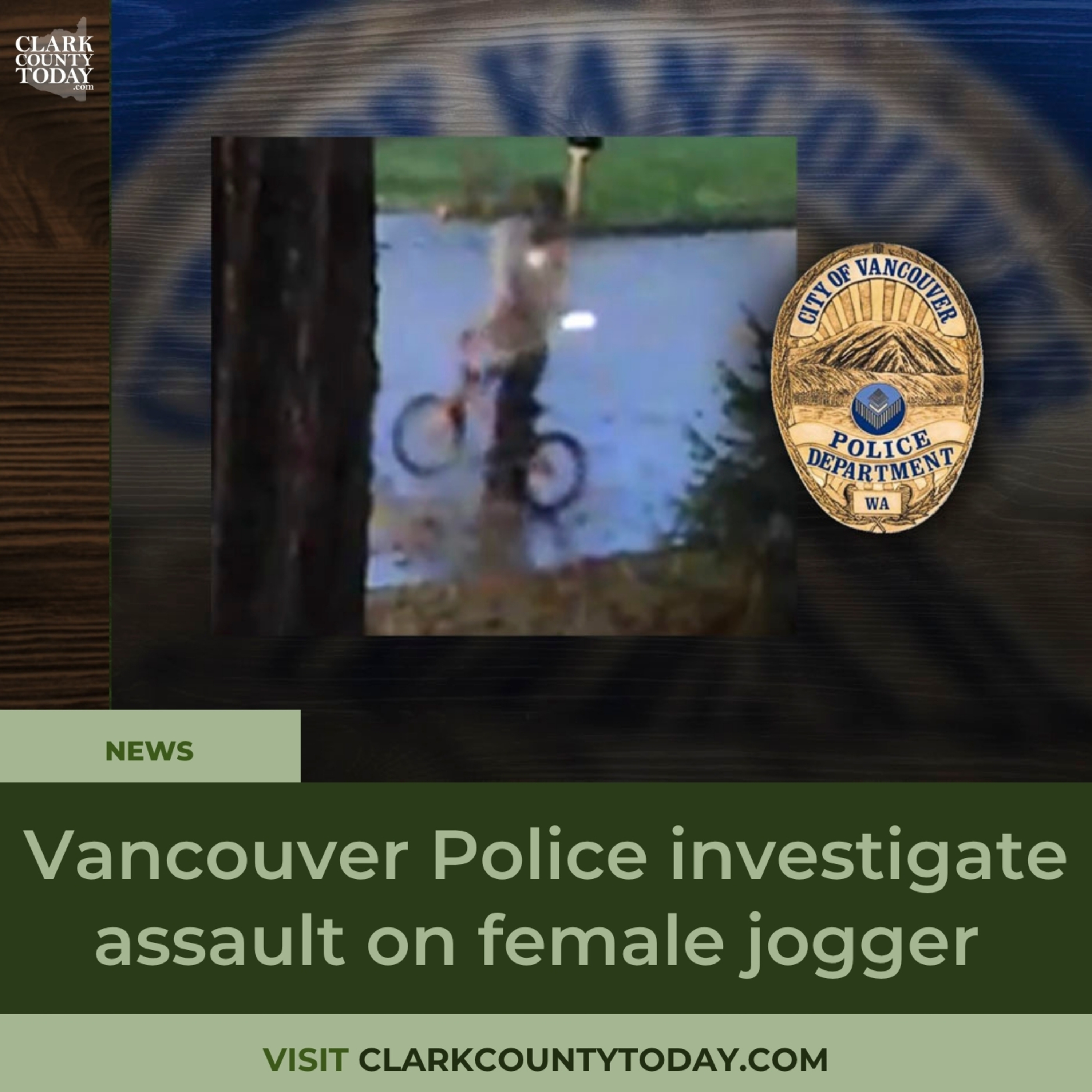 Vancouver Police investigate assault on female jogger