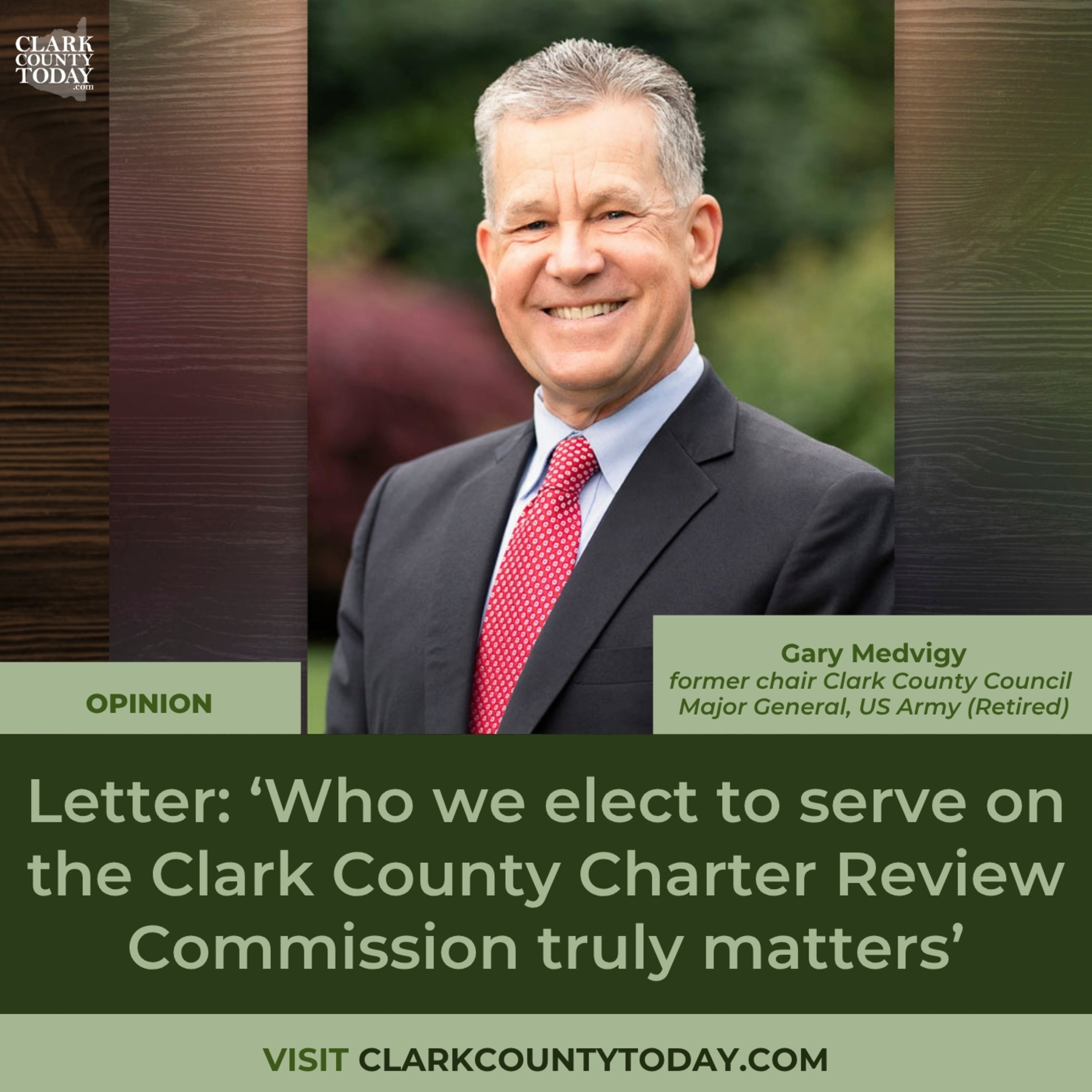 Letter: ‘Who we elect to serve on the Clark County Charter Review Commission truly matters’