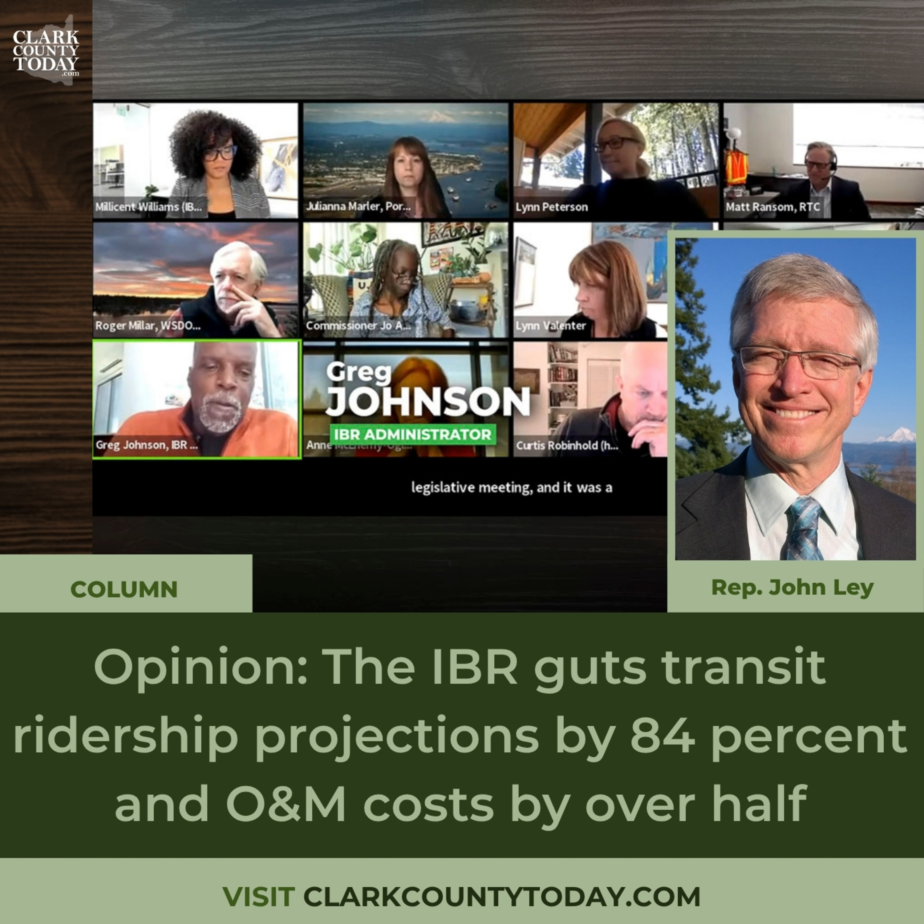 Opinion: The IBR guts transit ridership projections by 84 percent and O&M costs by over half