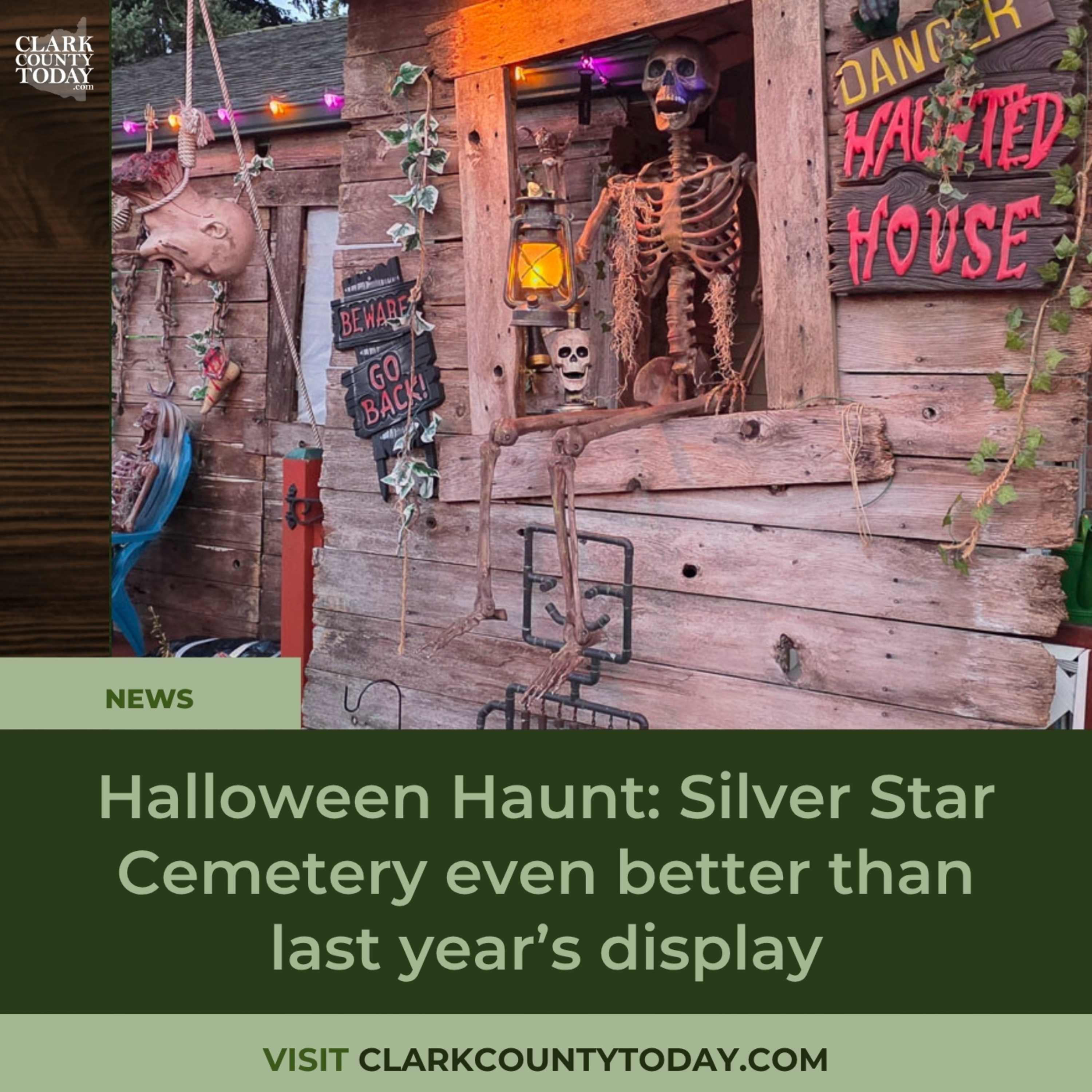 Halloween Haunt: Silver Star Cemetery even better than last year’s display