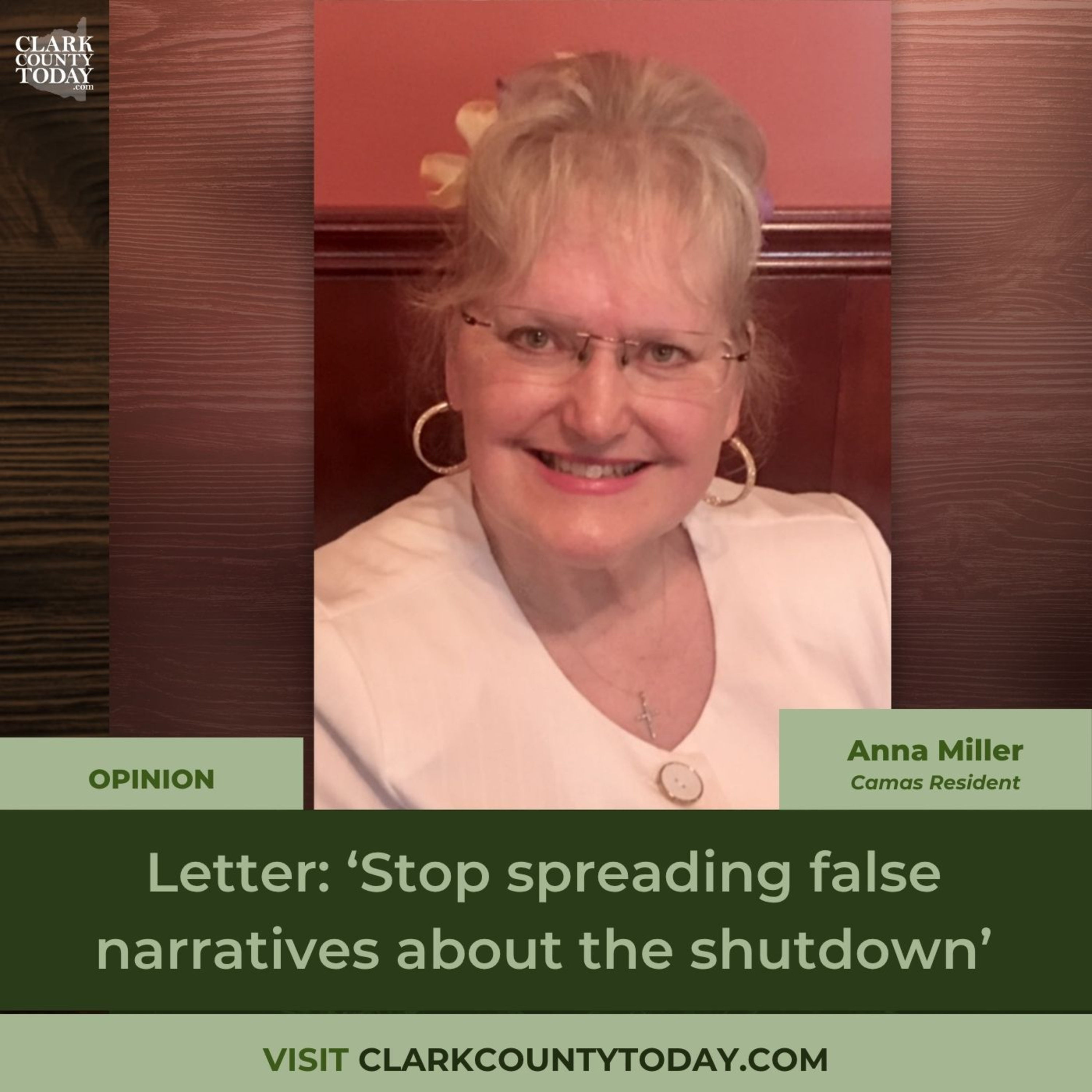 Letter: ‘Stop spreading false narratives about the shutdown’