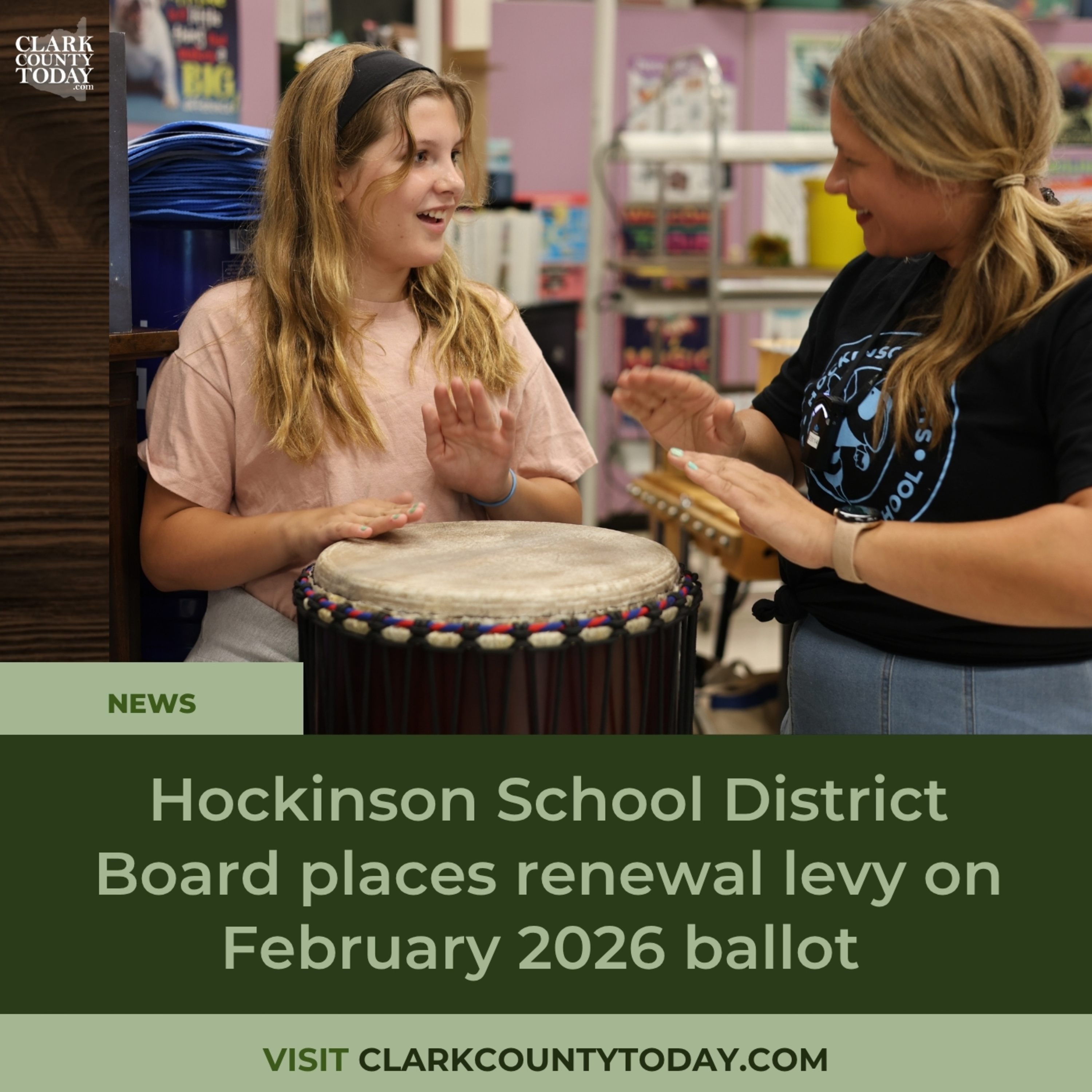 Hockinson School District Board places renewal levy on February 2026 ballot