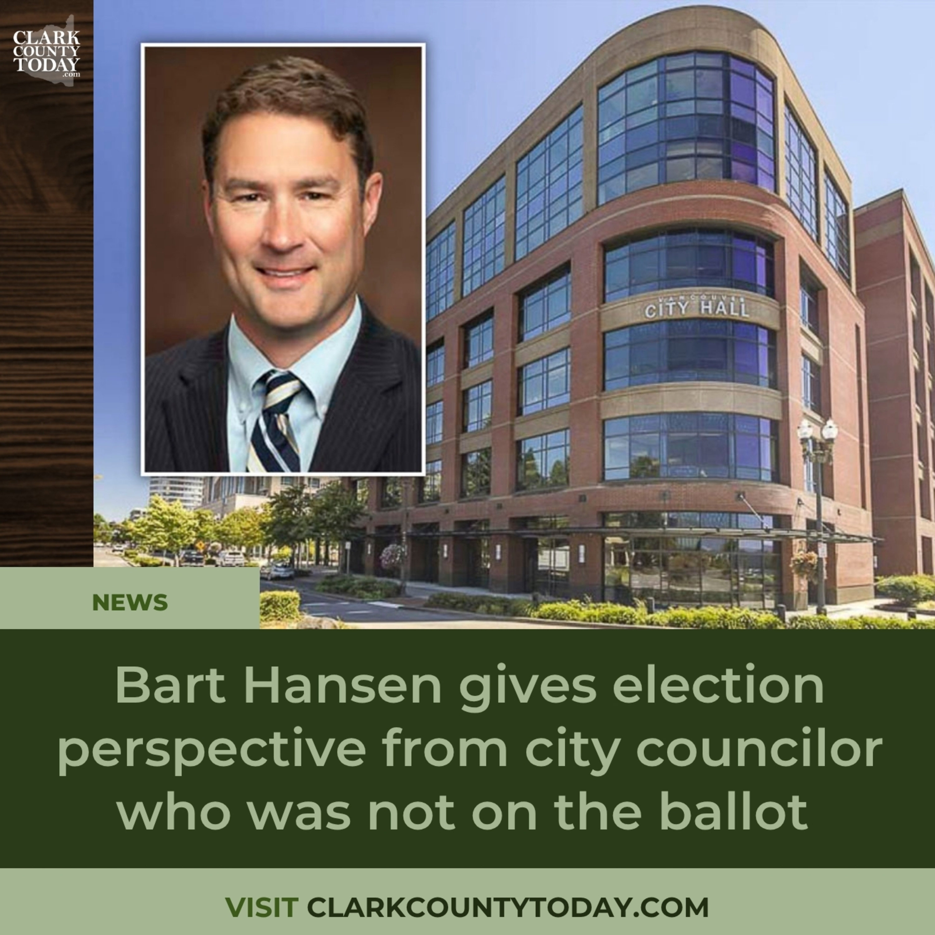 Bart Hansen gives election perspective from city councilor who was not on the ballot
