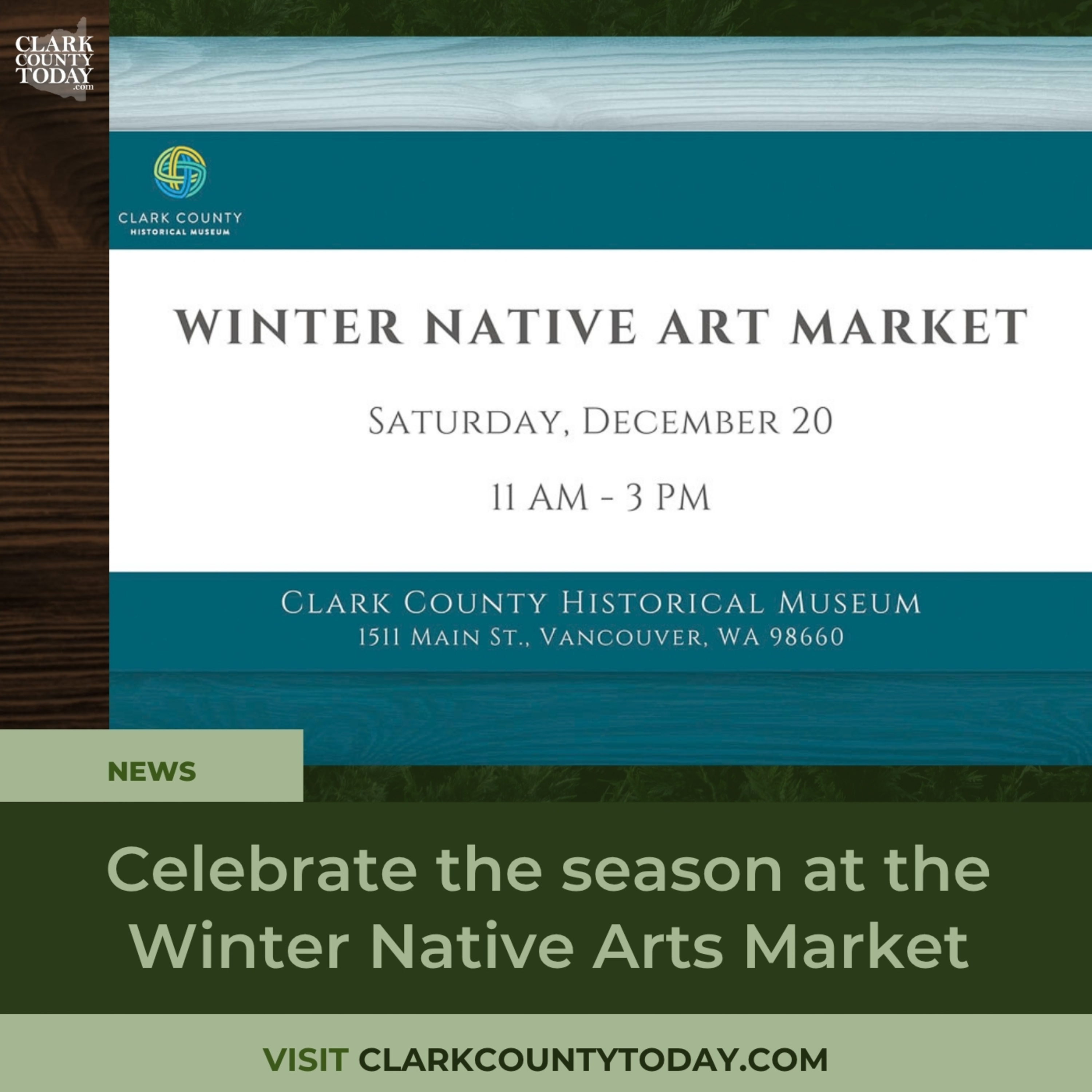 Celebrate the season at the Winter Native Arts Market