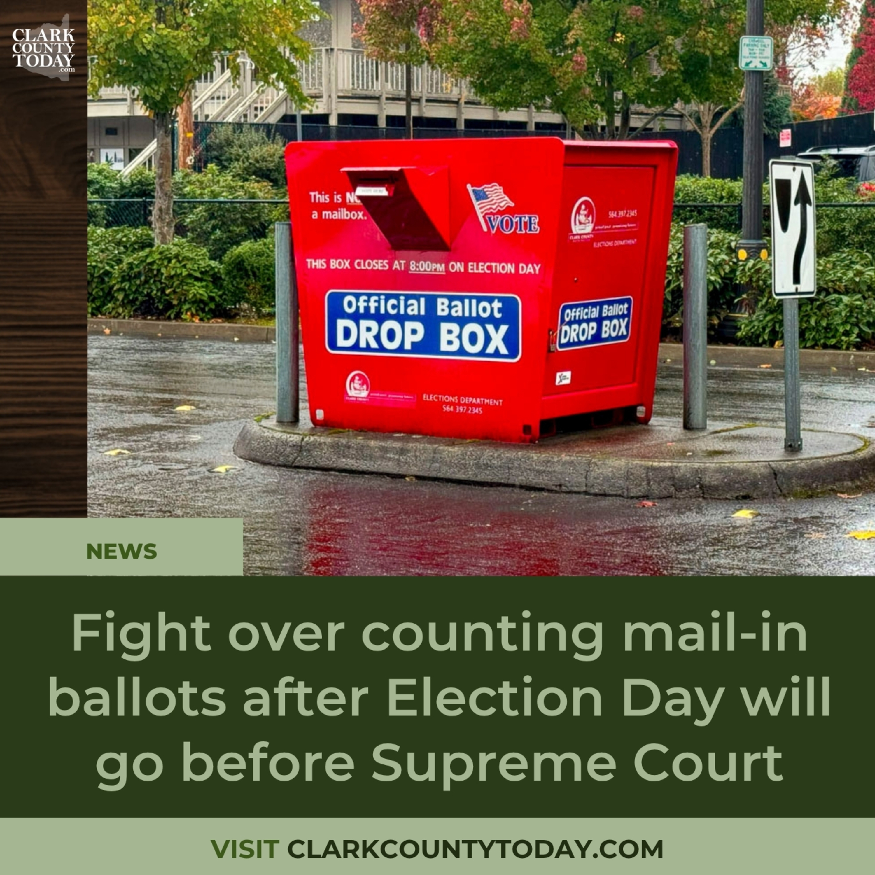 Fight over counting mail-in ballots after Election Day will go before Supreme Court