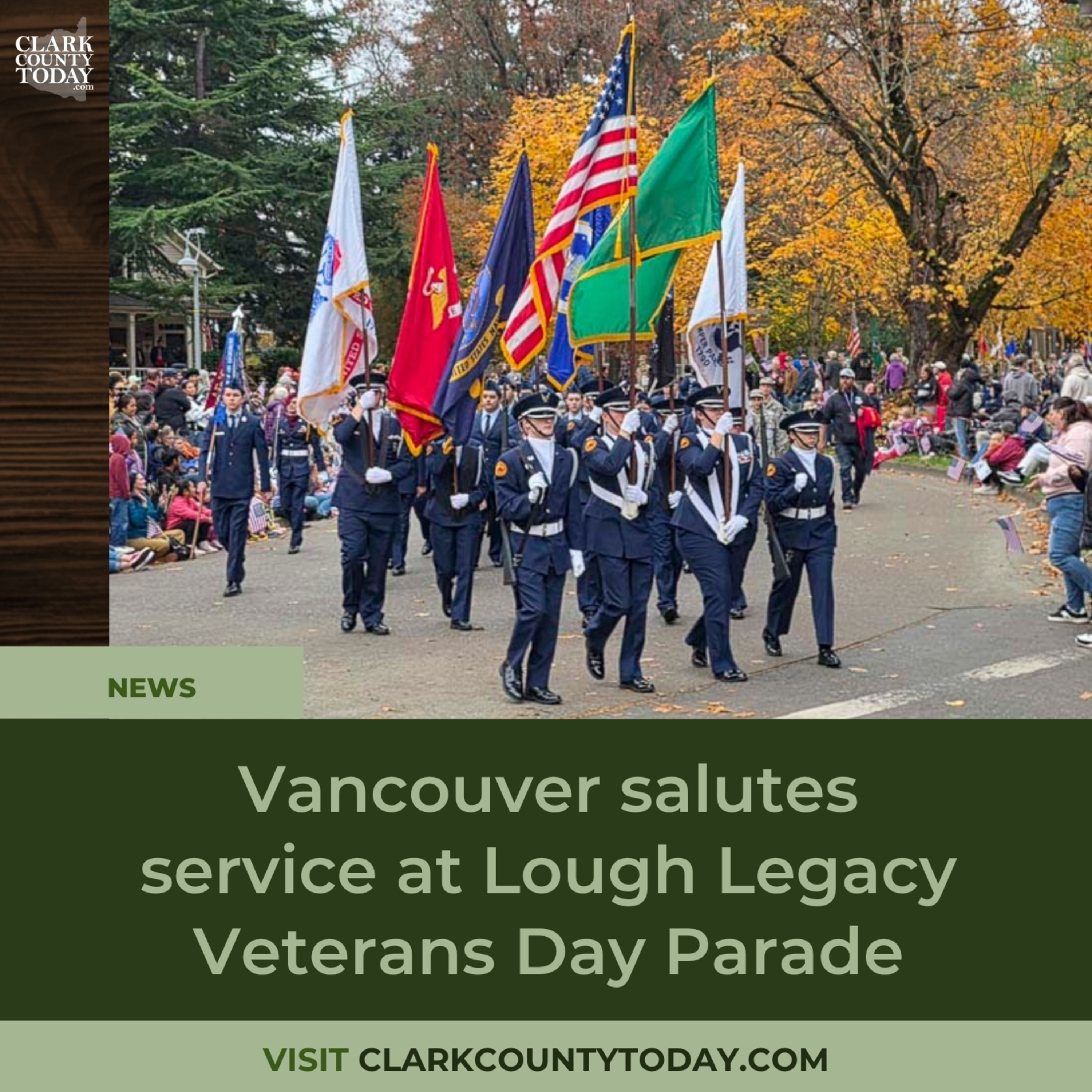 Vancouver salutes service at Lough Legacy Veterans Day Parade