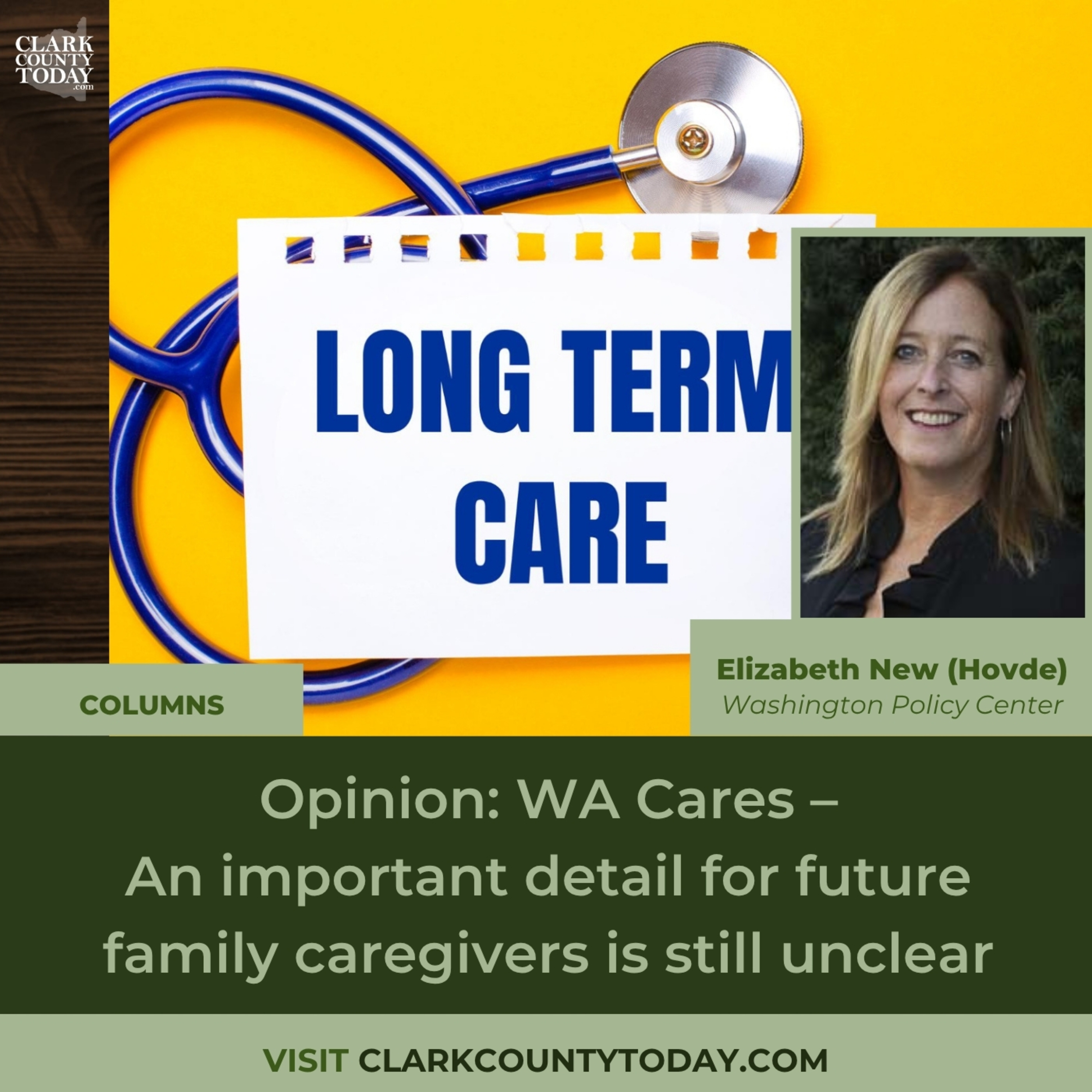 Opinion: WA Cares – An important detail for future family caregivers is still unclear