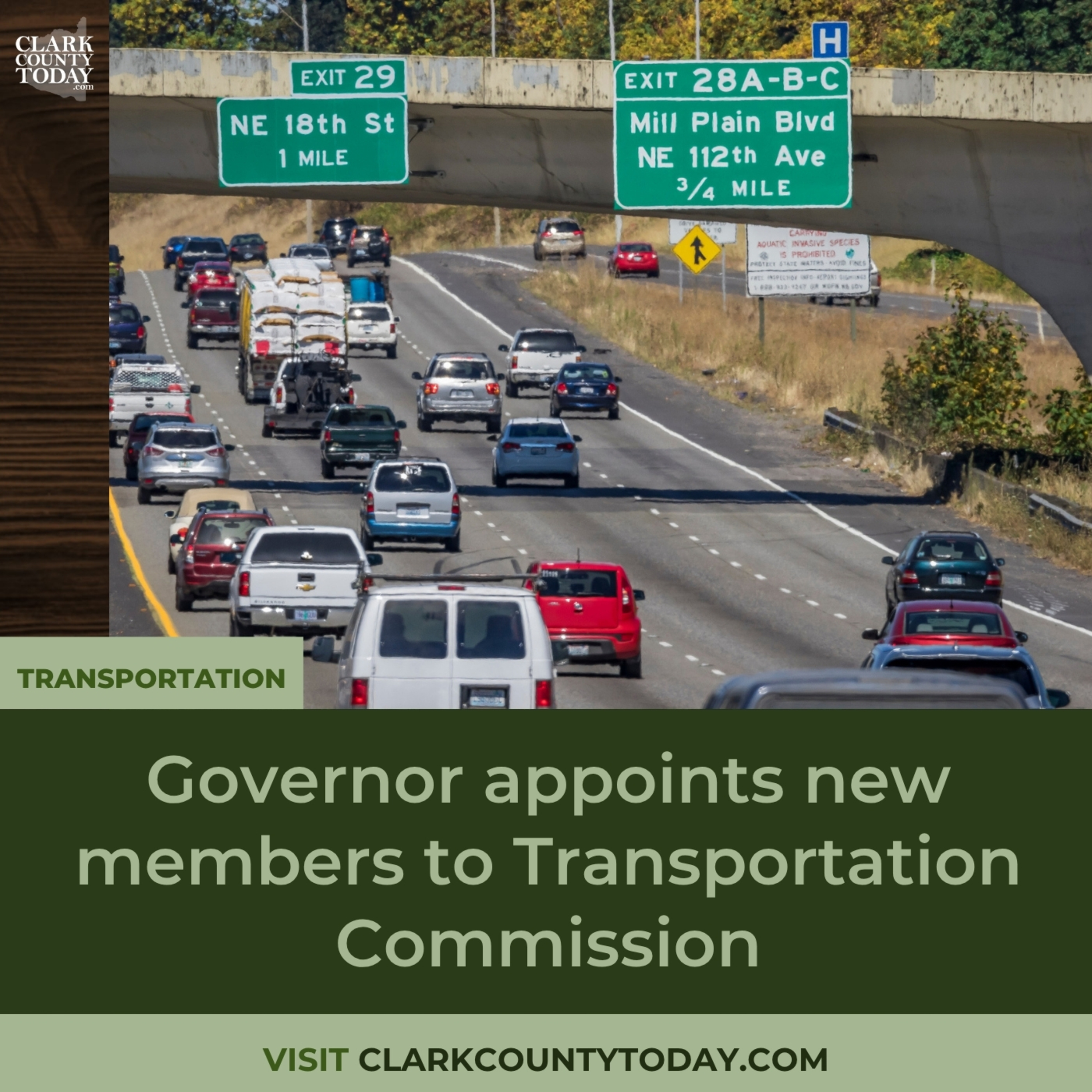 Governor appoints new members to Transportation Commission