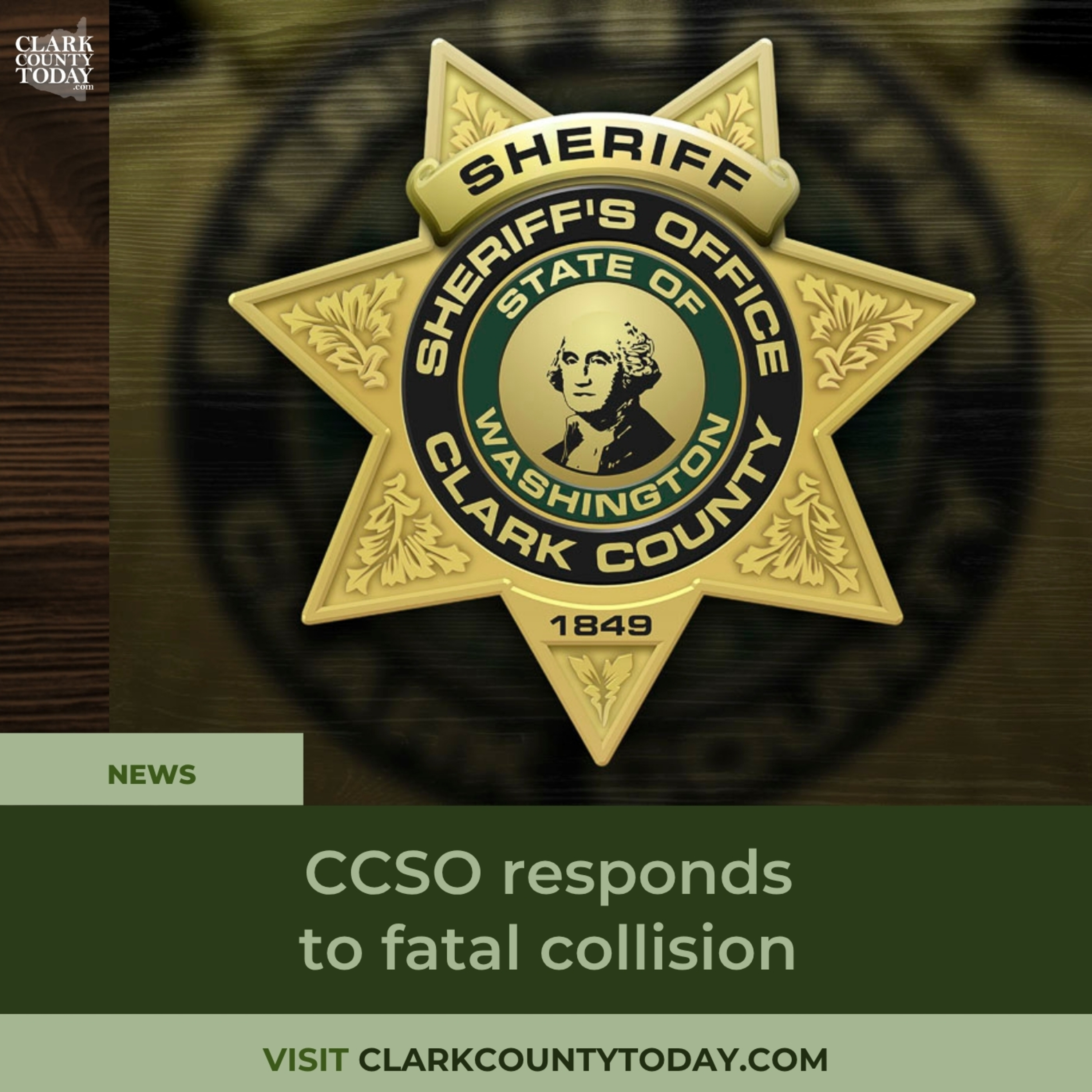 CCSO responds to fatal collision