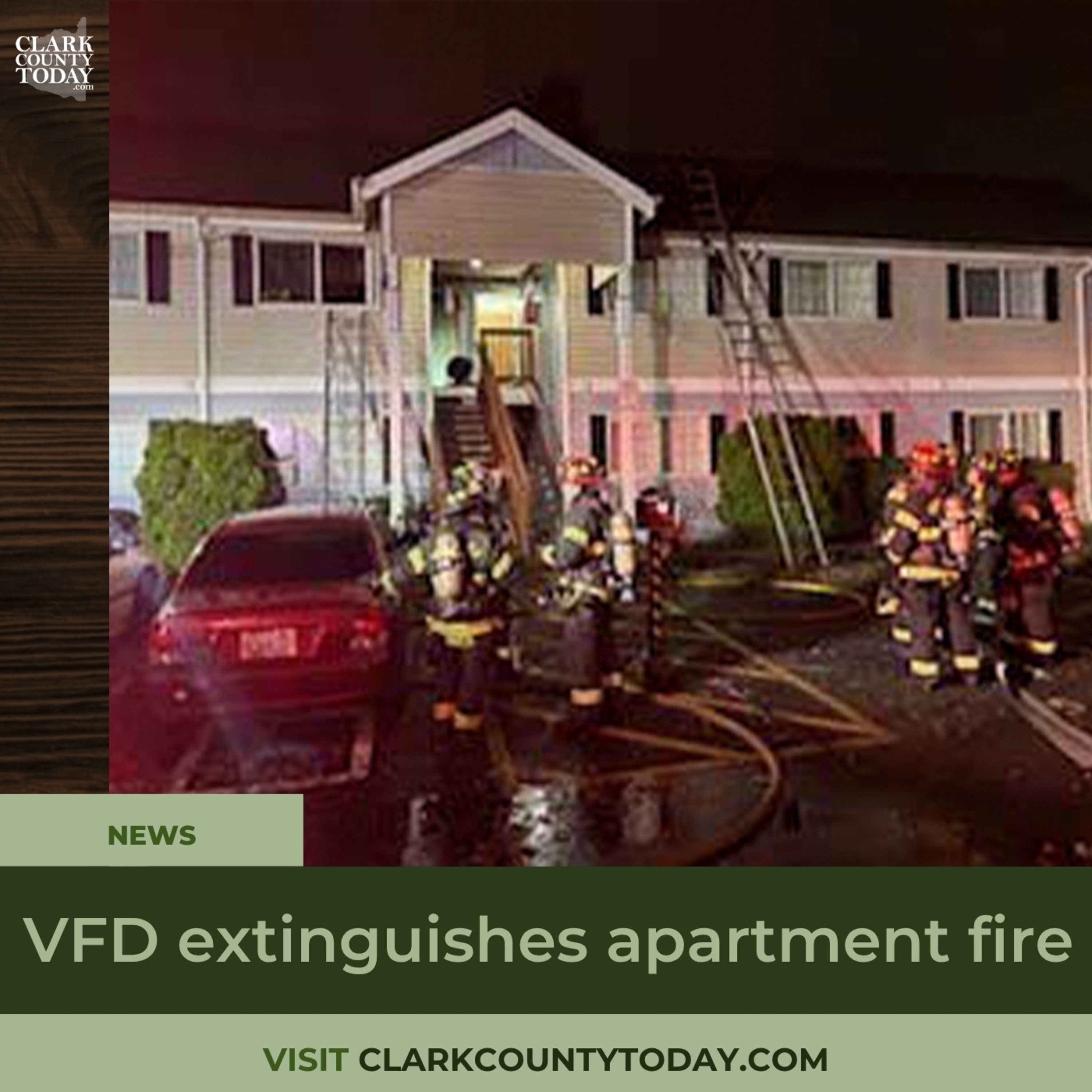 VFD extinguishes apartment fire