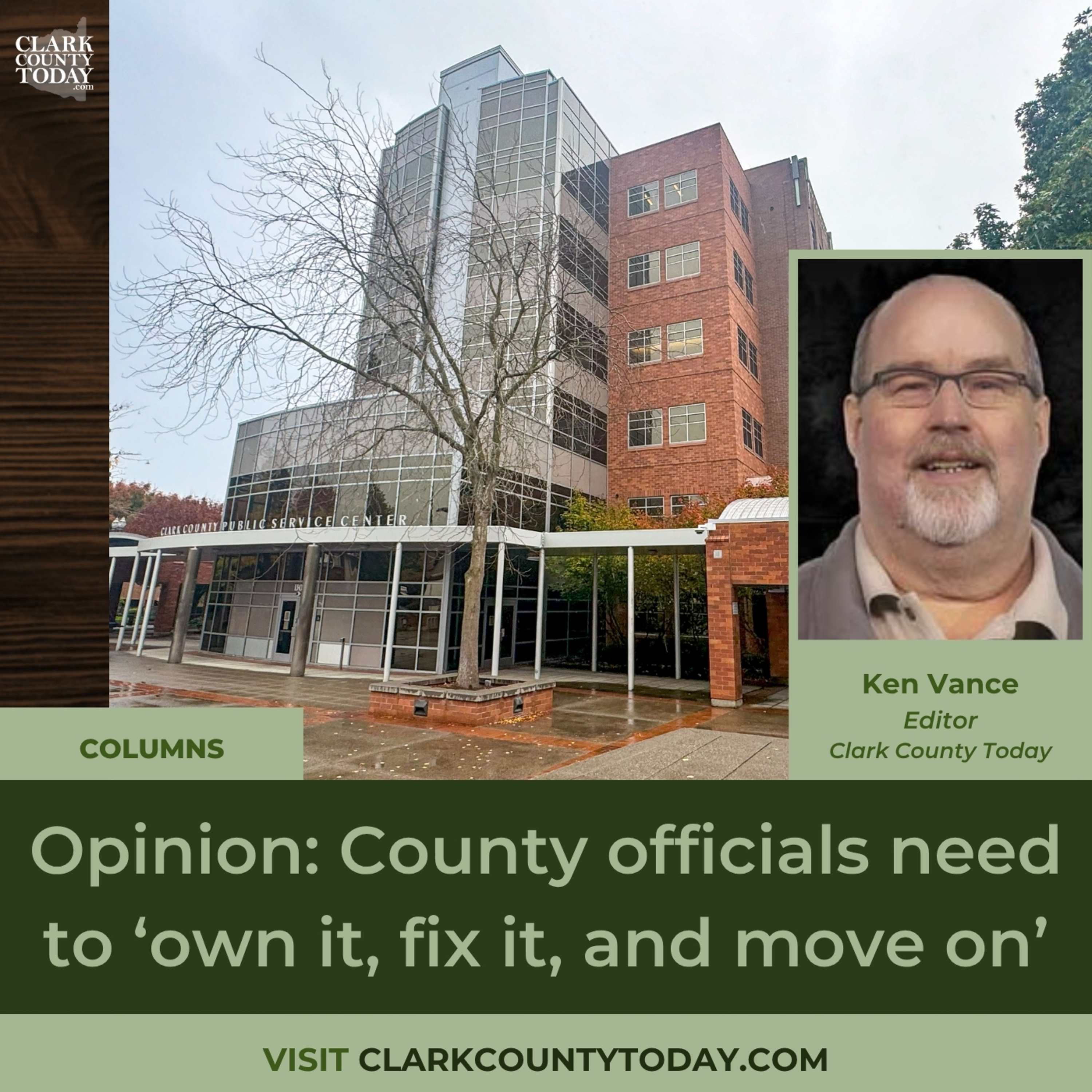 Opinion: County officials need to ‘own it, fix it, and move on’