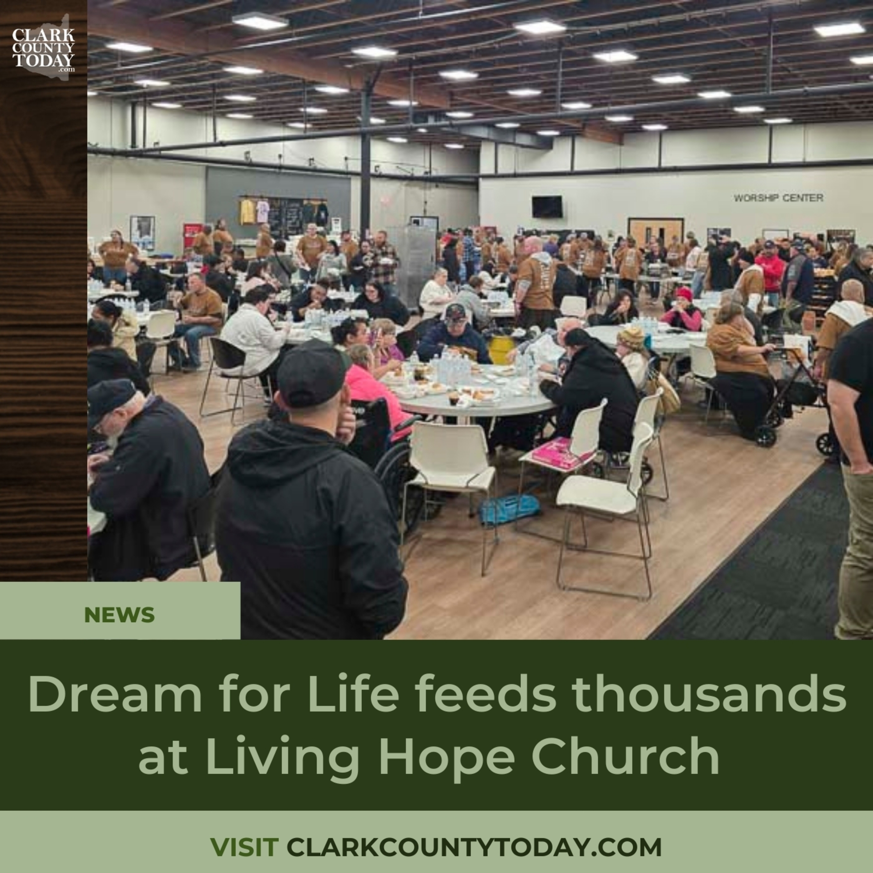 Dream for Life feeds thousands at Living Hope Church