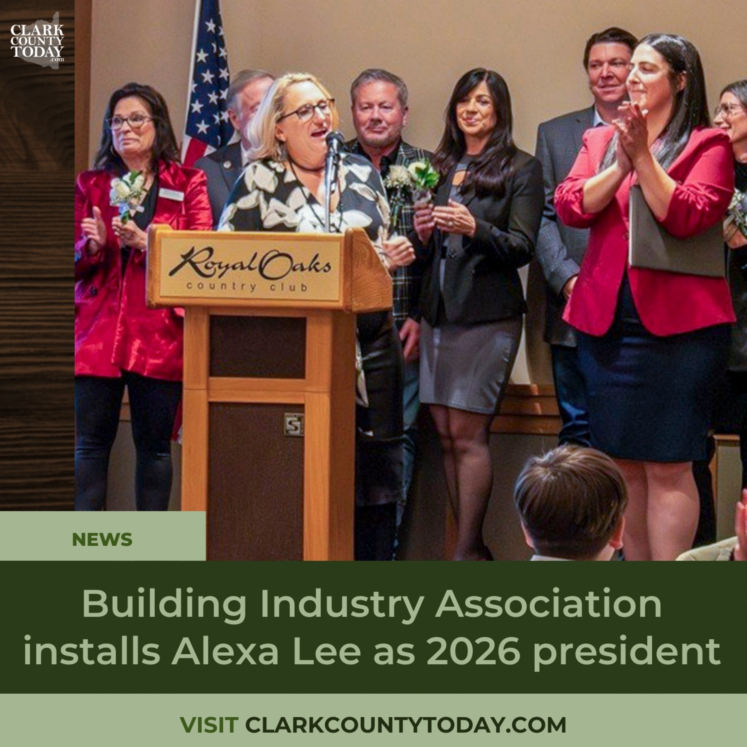 Building Industry Association installs Alexa Lee as 2026 president