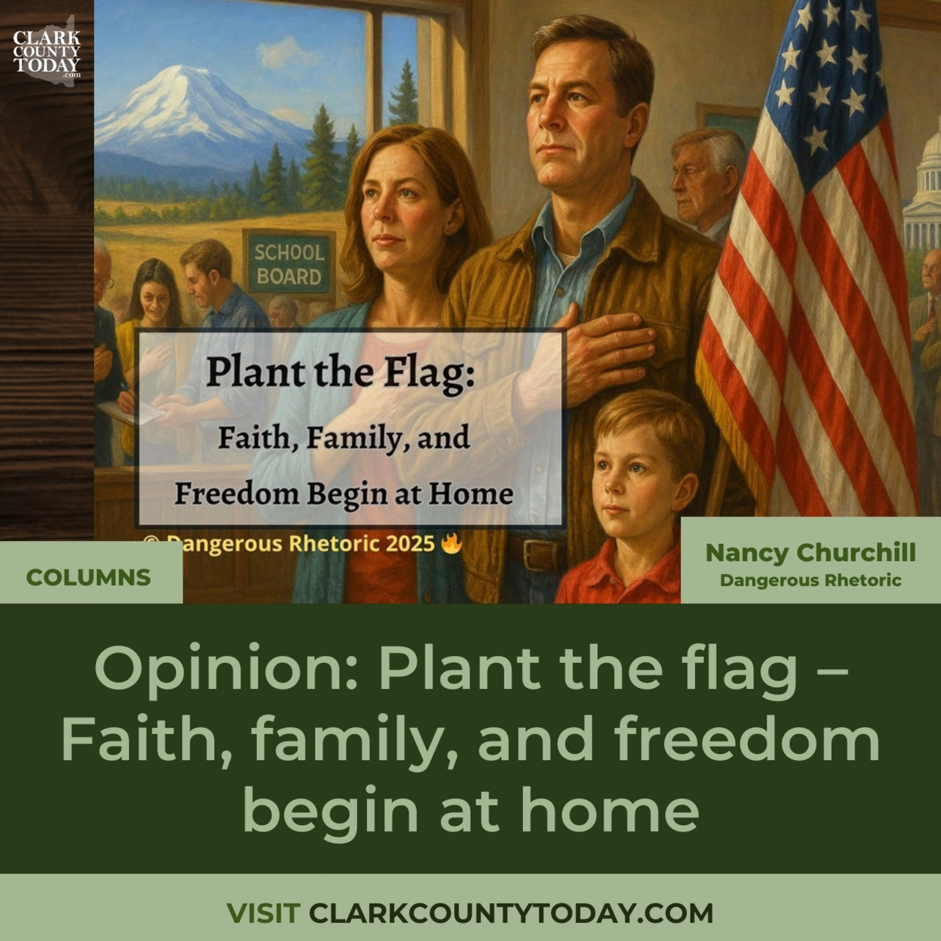 Opinion: Plant the flag – Faith, family, and freedom begin at home