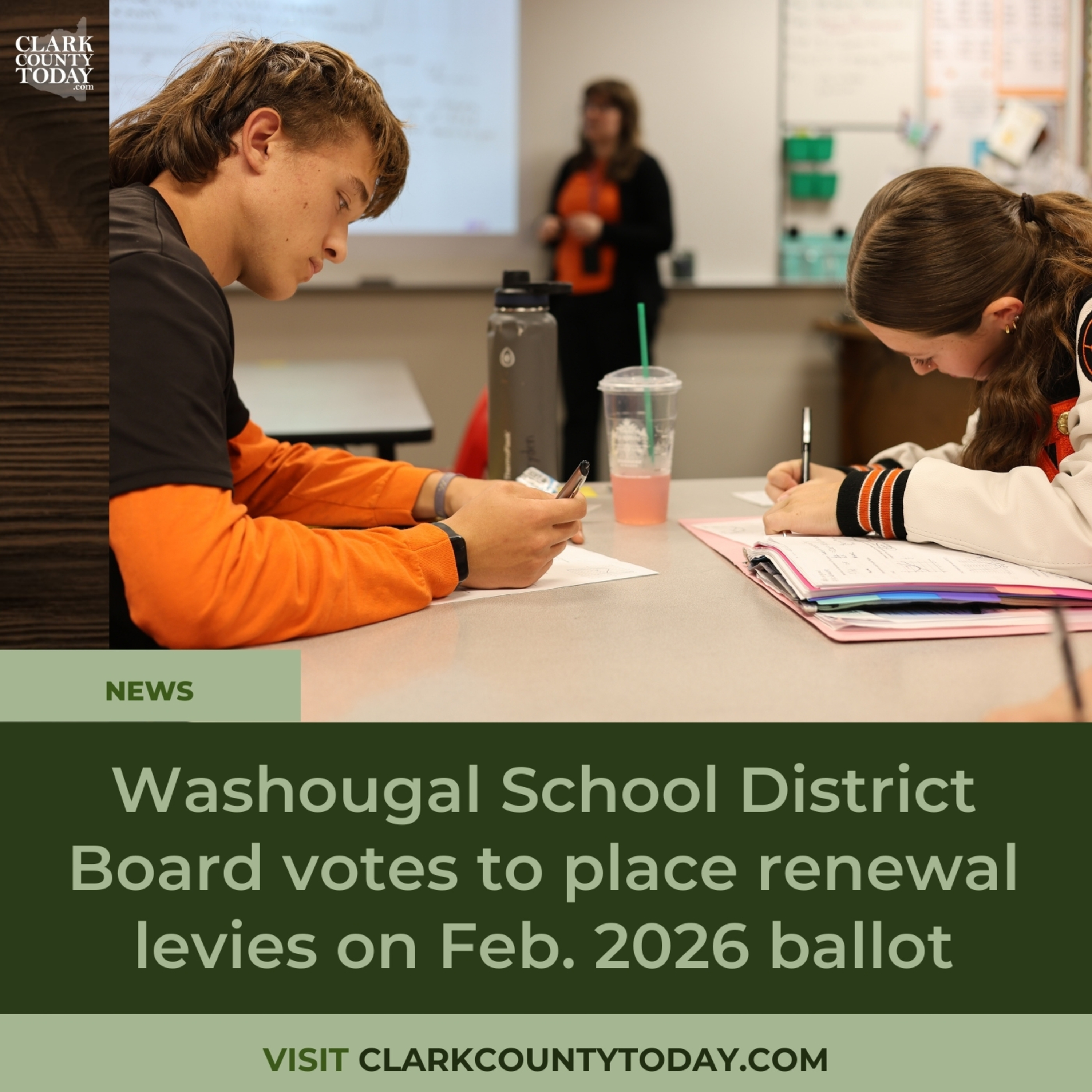Washougal School District Board votes to place renewal levies on Feb. 2026 ballot