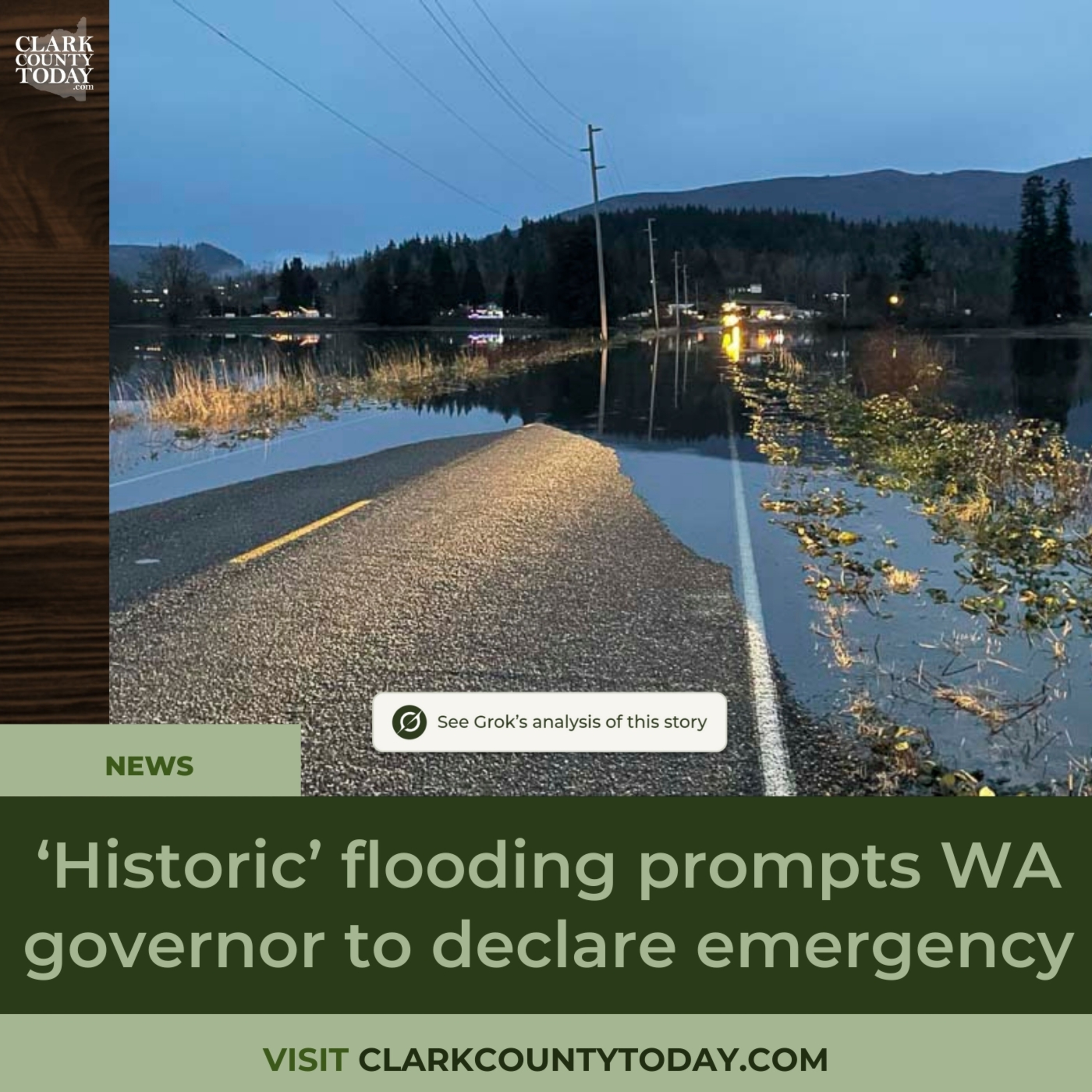 ‘Historic’ flooding prompts WA governor to declare emergency