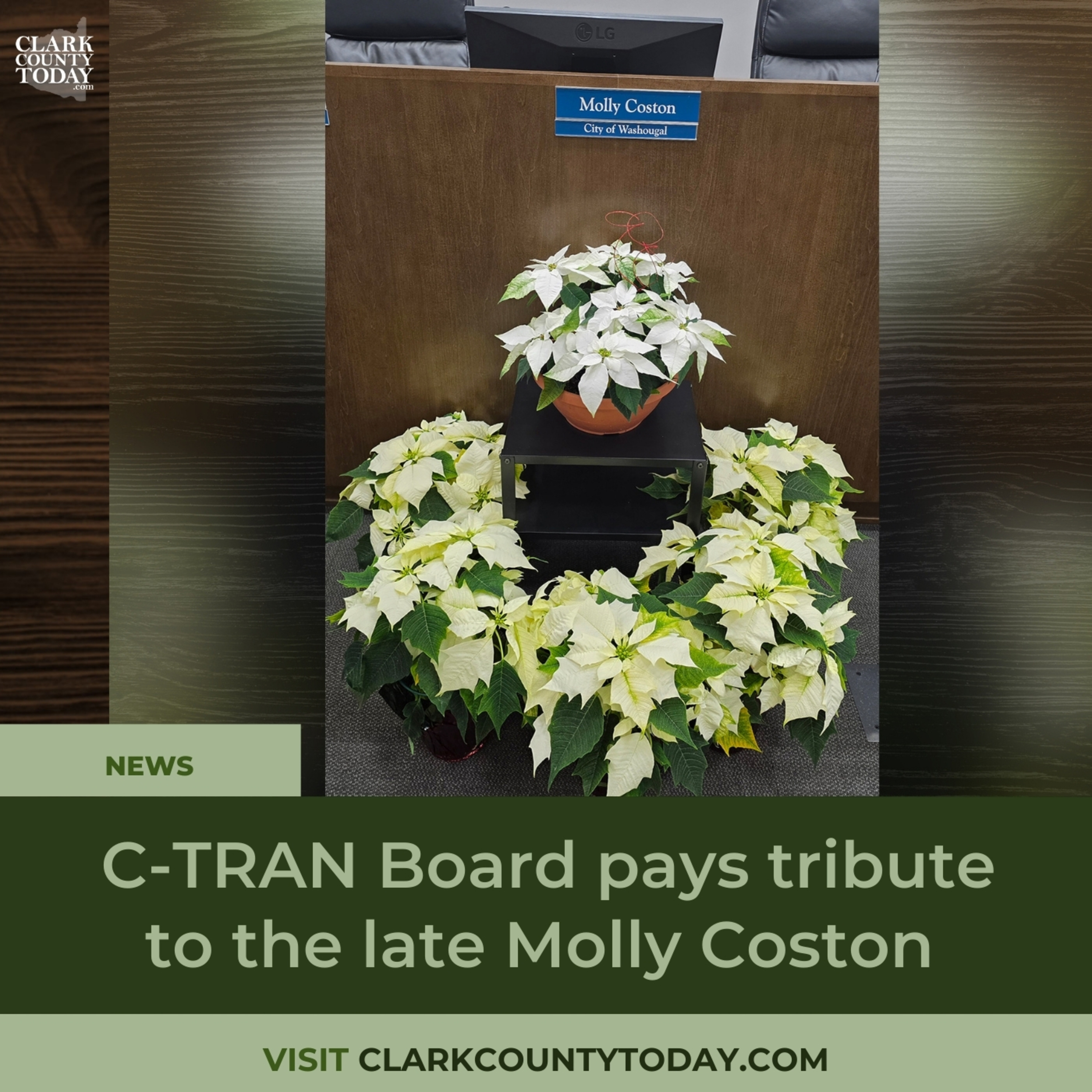 C-TRAN Board pays tribute to the late Molly Coston