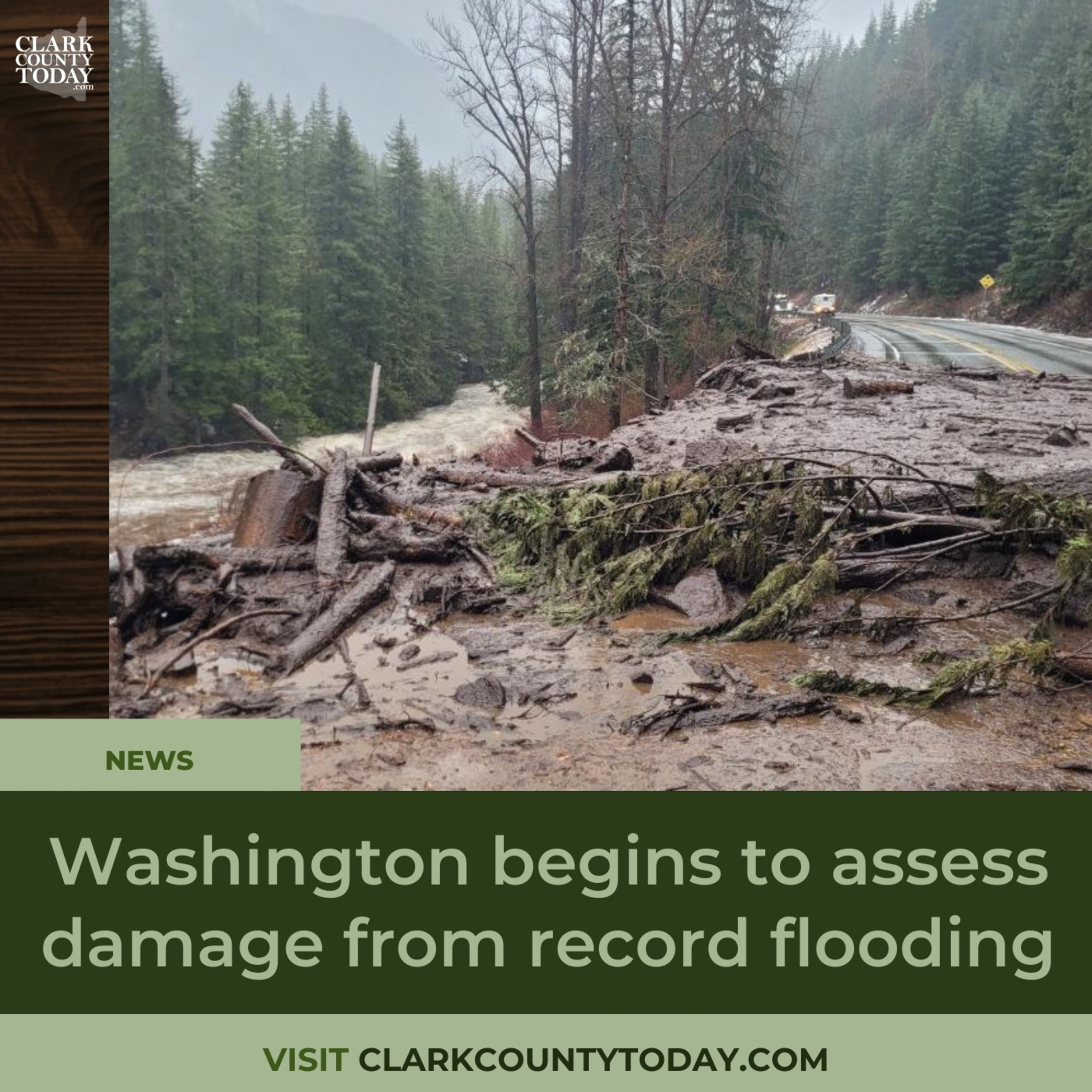 Washington begins to assess damage from record flooding