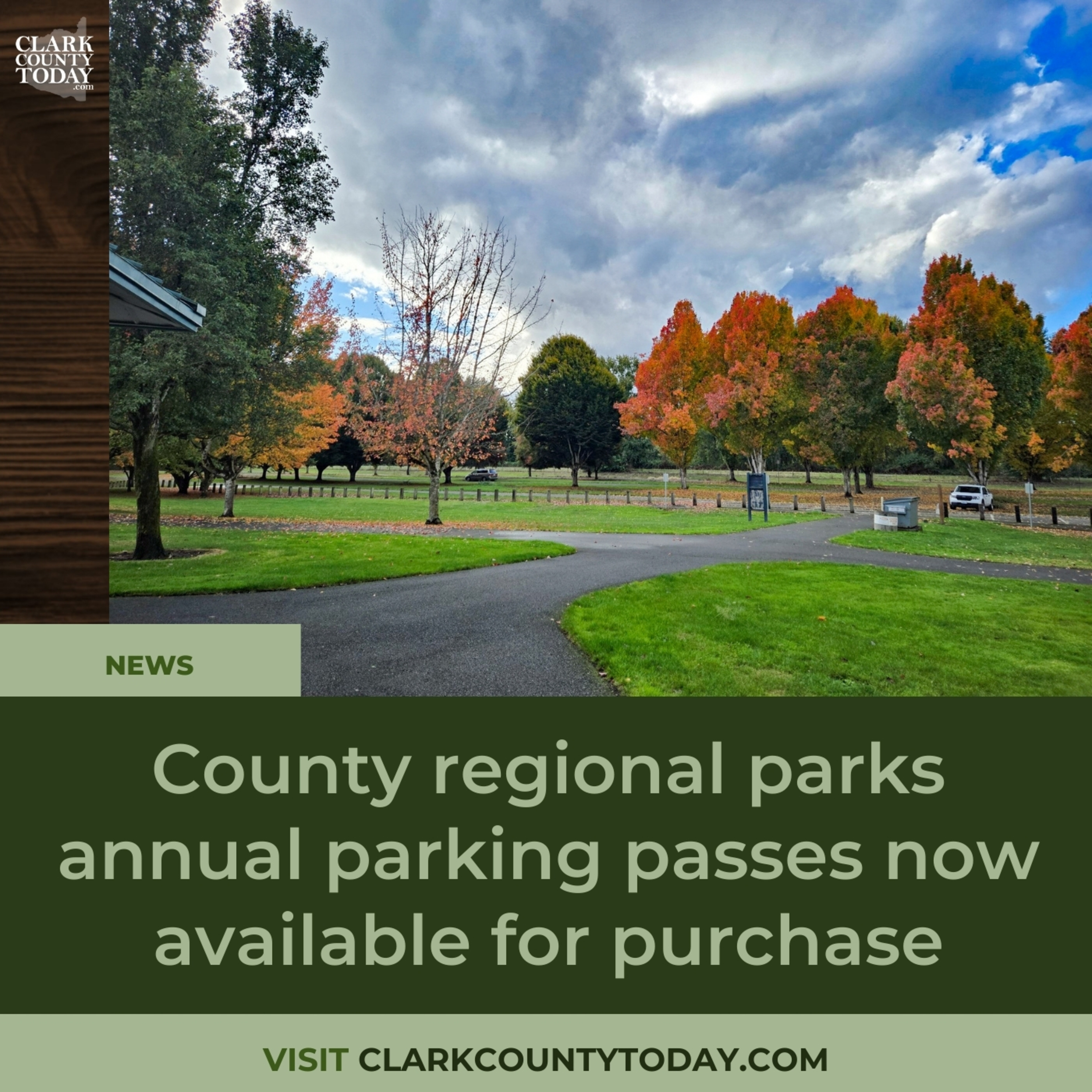 County regional parks annual parking passes now available for purchase