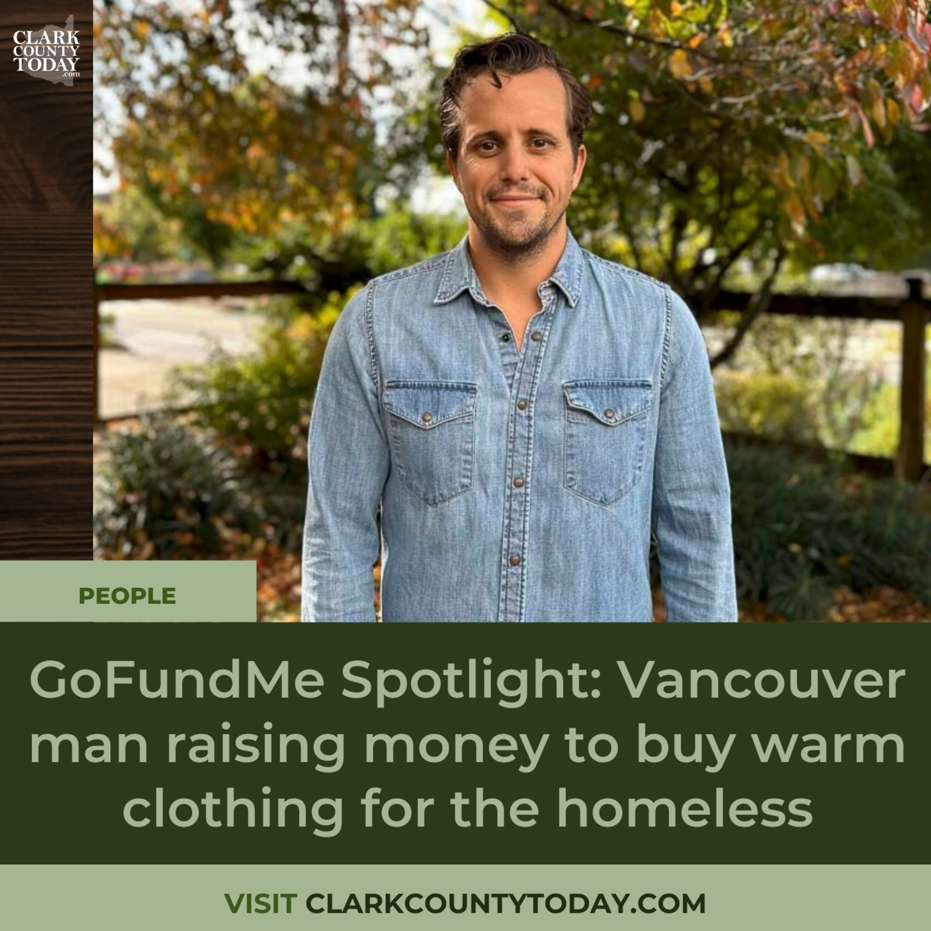 GoFundMe Spotlight: Vancouver man raising money to buy warm clothing for the homeless