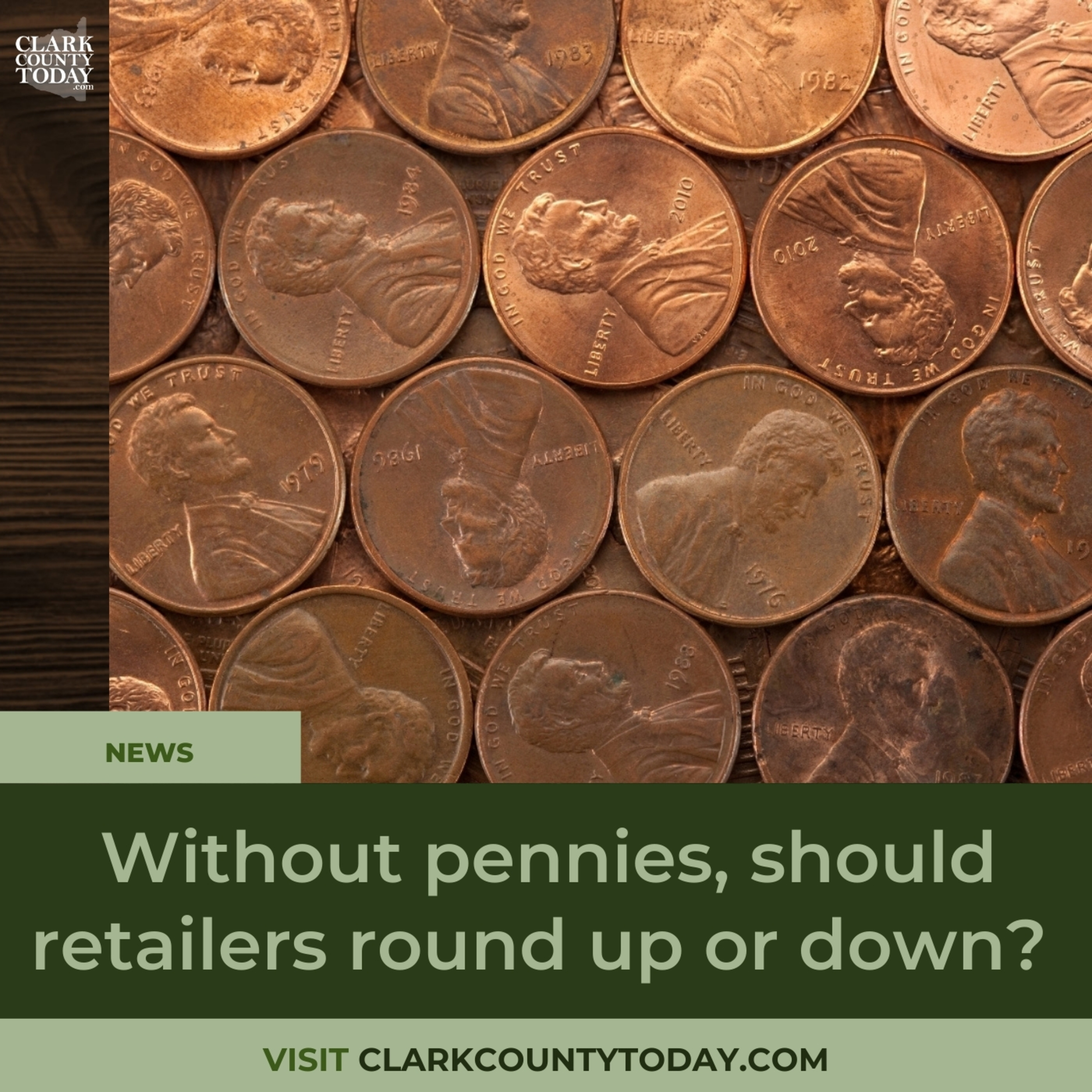 Without pennies, should retailers round up or down?