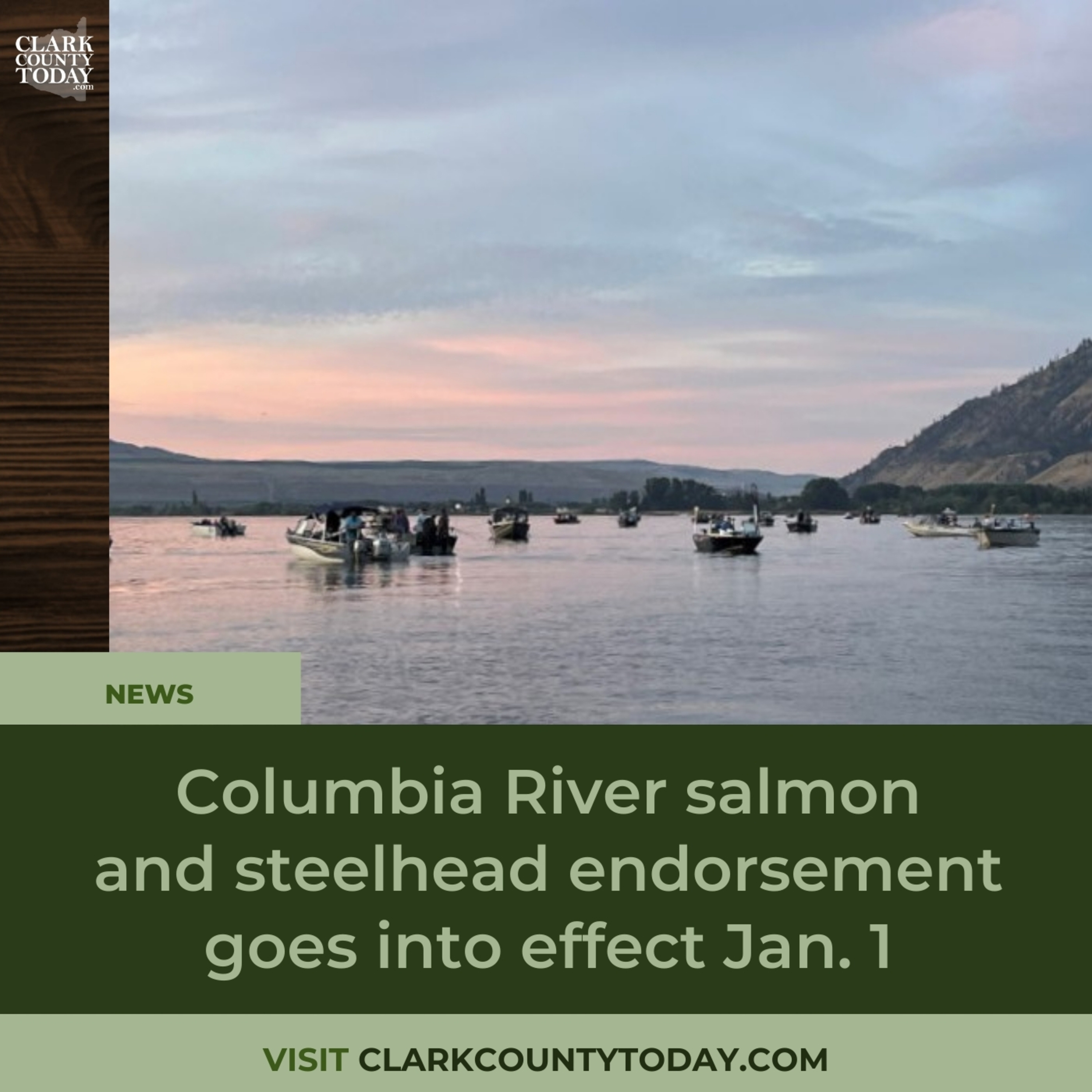 Columbia River salmon and steelhead endorsement goes into effect Jan. 1