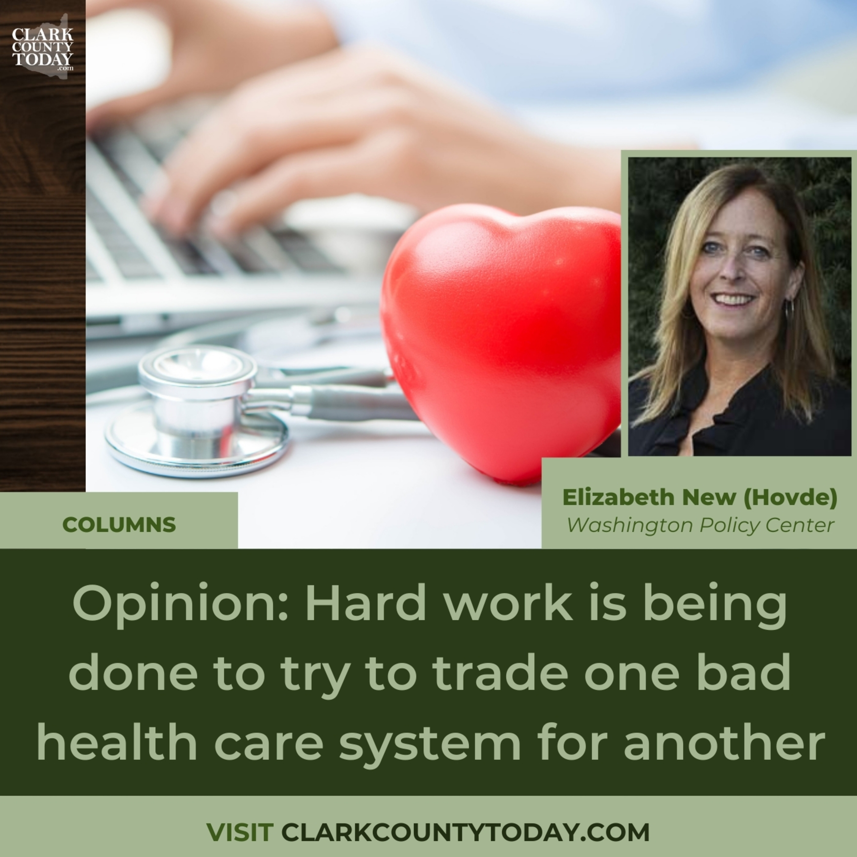 Opinion: Hard work is being done to try to trade one bad health care system for another