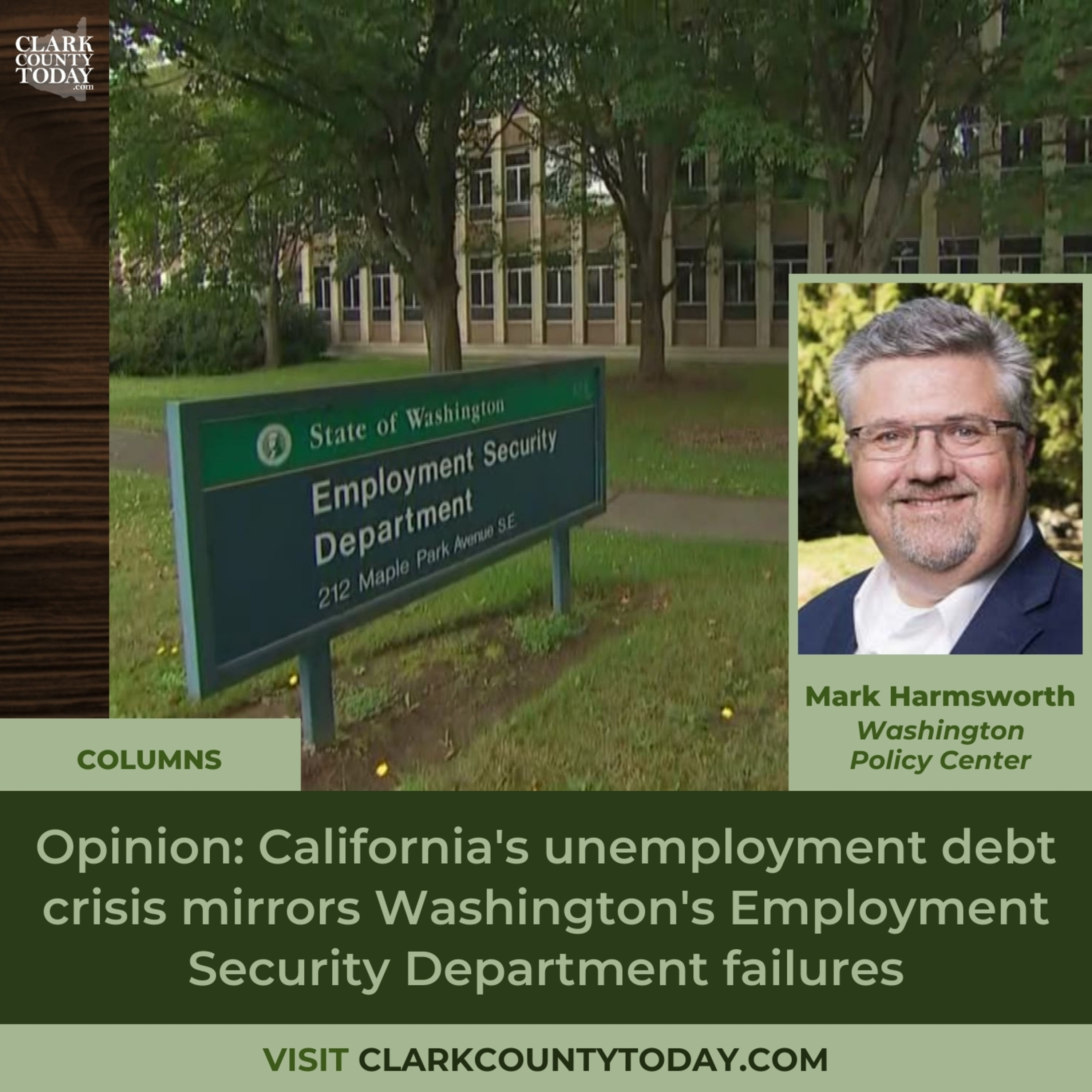 Opinion: California's unemployment debt crisis mirrors Washington's Employment Security Department failures