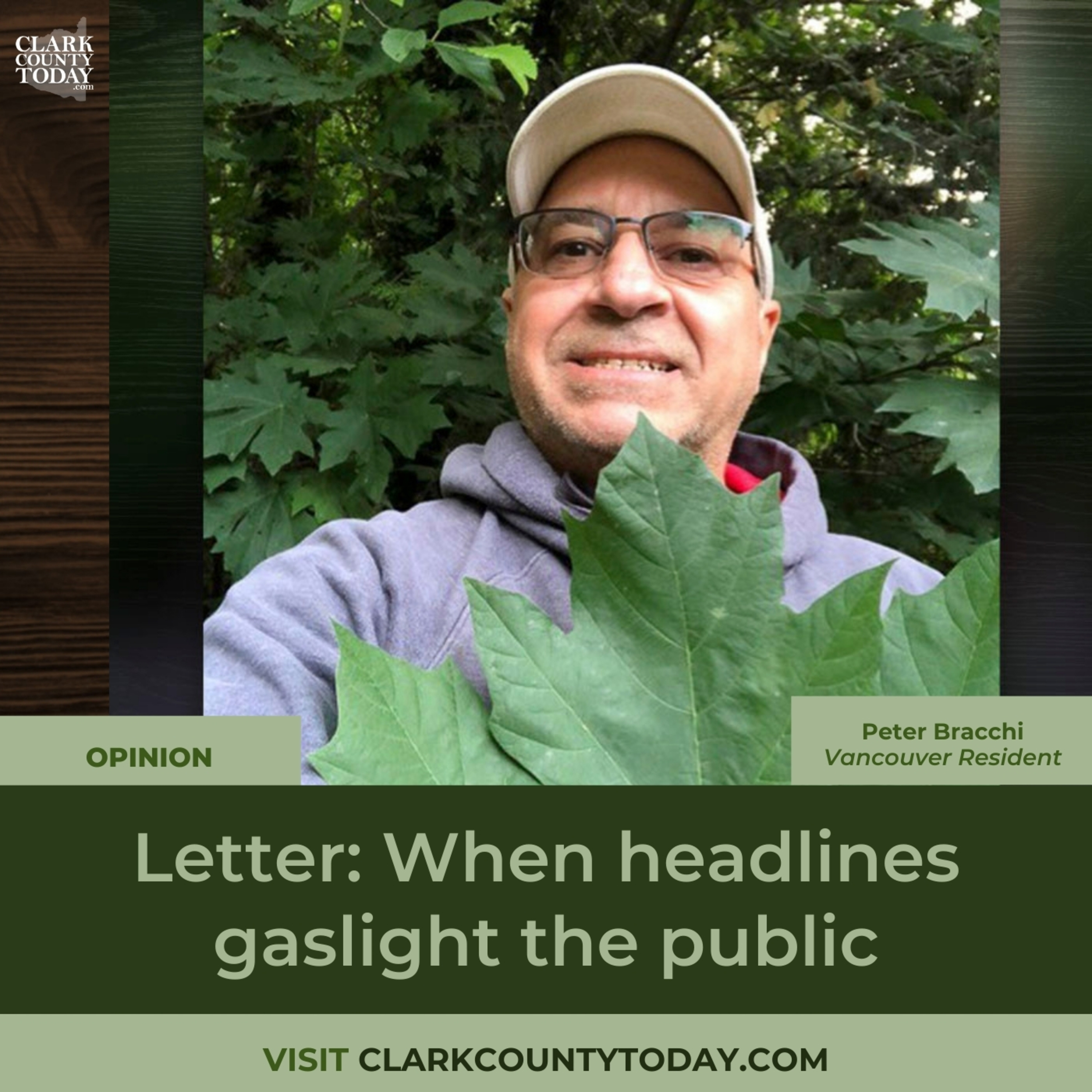 Letter: When headlines gaslight the public