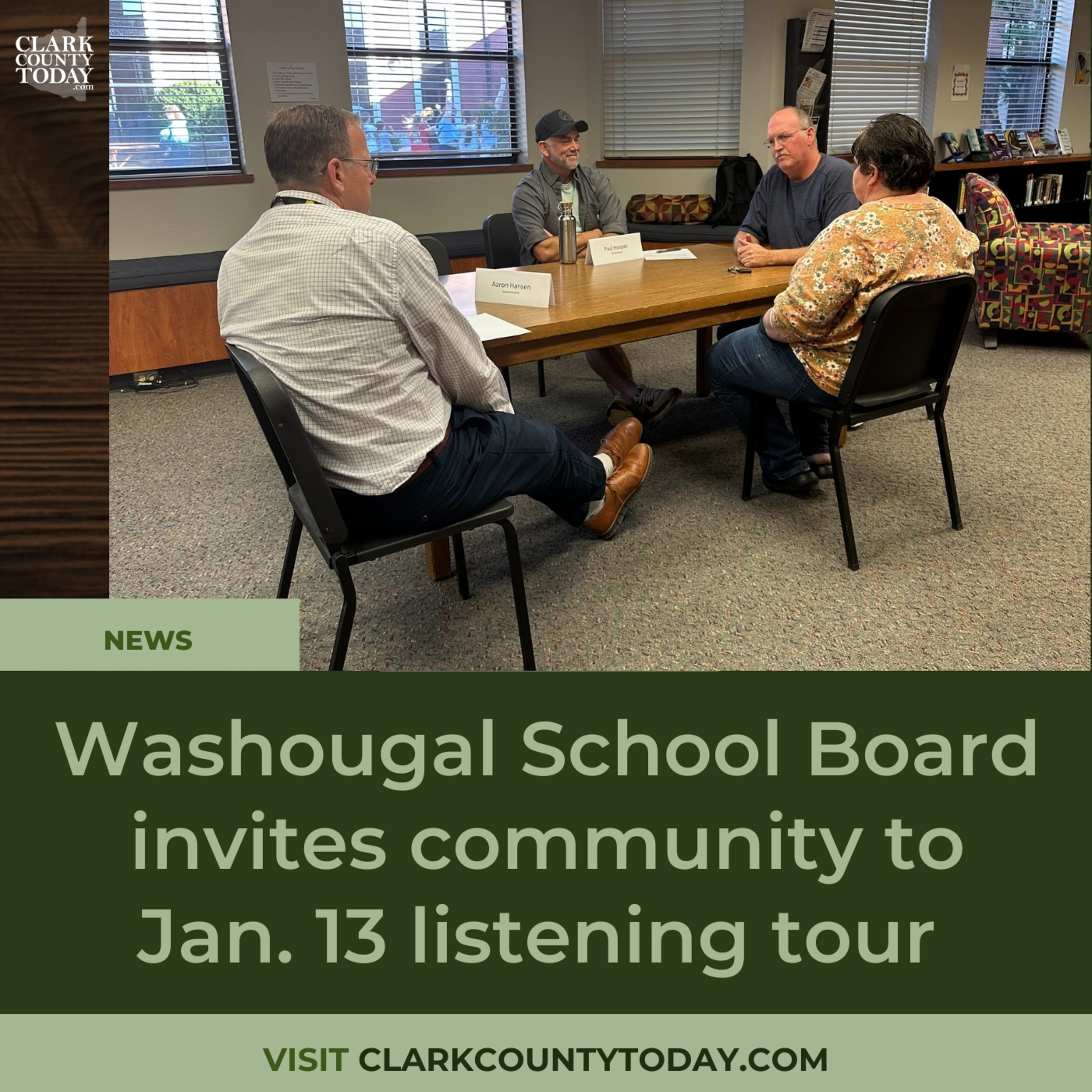 Washougal School Board invites community to Jan. 13 listening tour