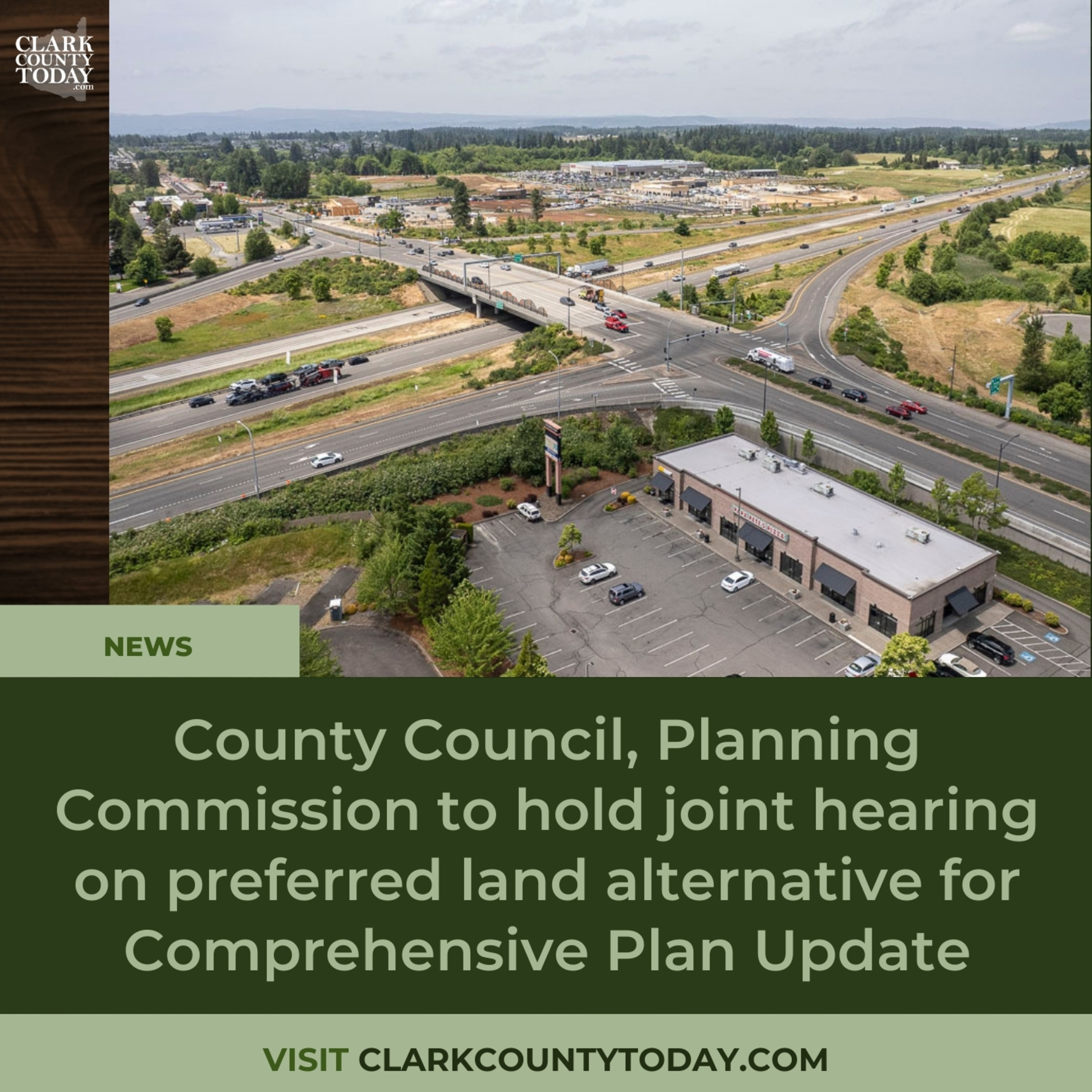 County Council, Planning Commission to hold joint hearing on preferred land alternative for Comprehensive Plan Update