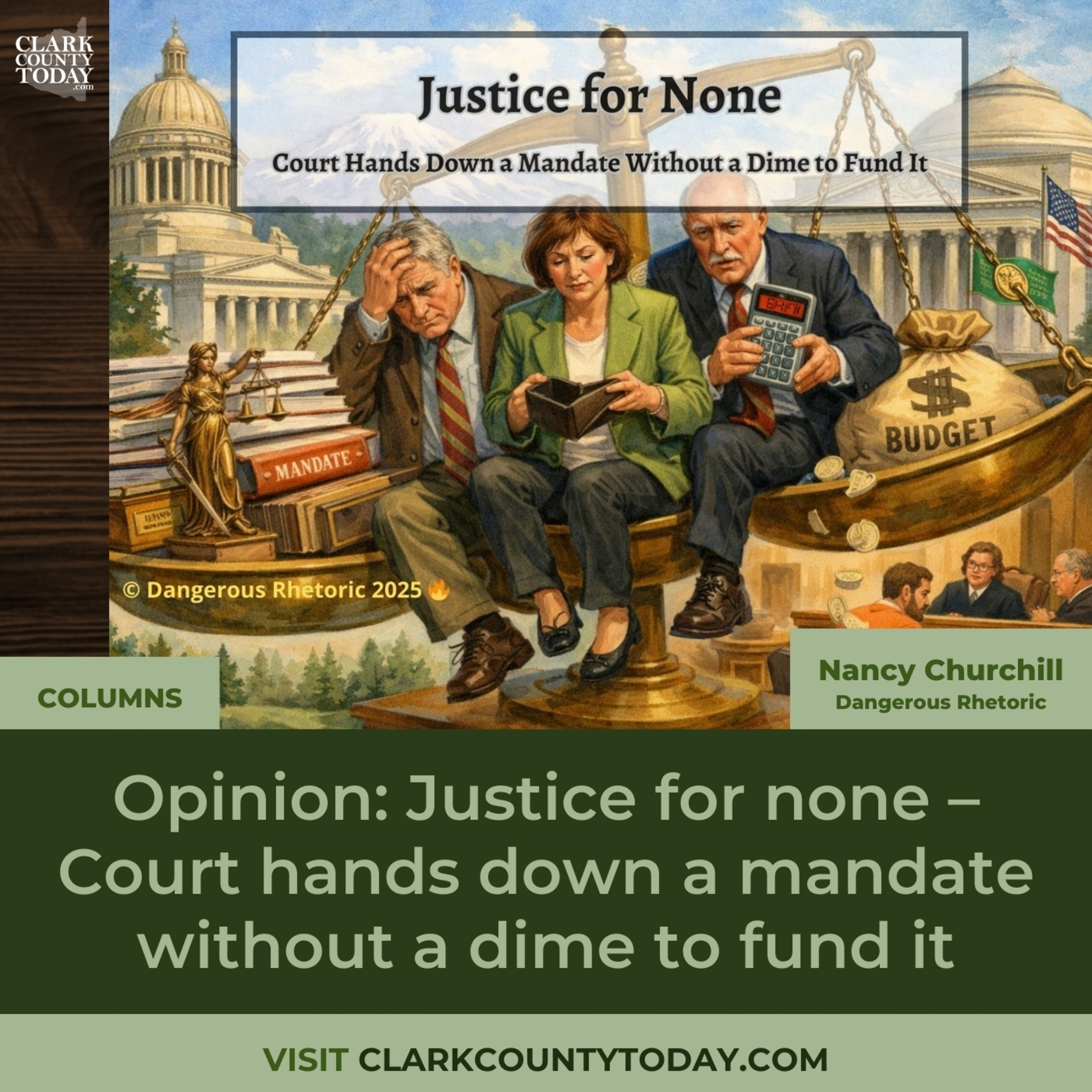 Opinion: Justice for none – Court hands down a mandate without a dime to fund it