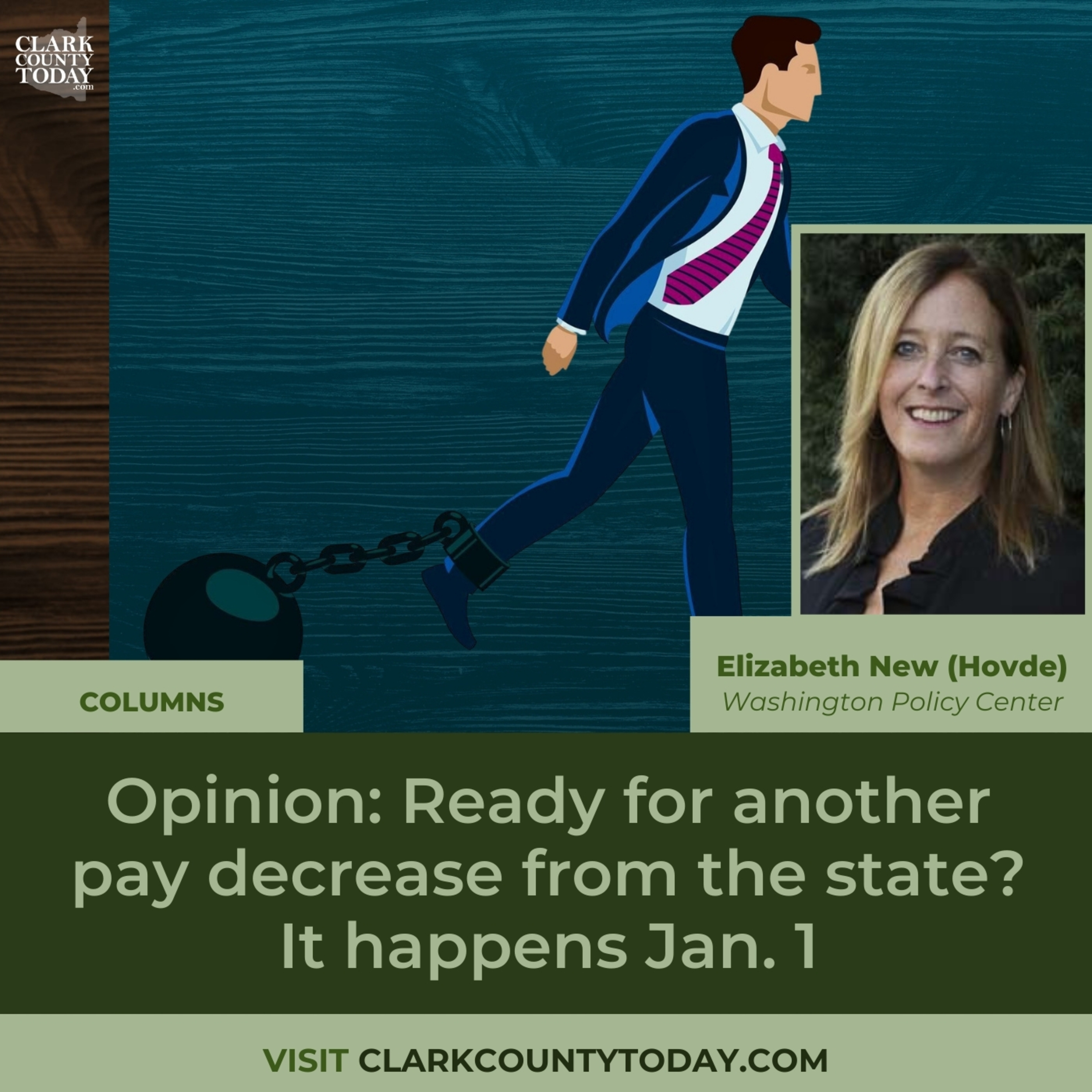 Opinion: Ready for another pay decrease from the state? It happens Jan. 1