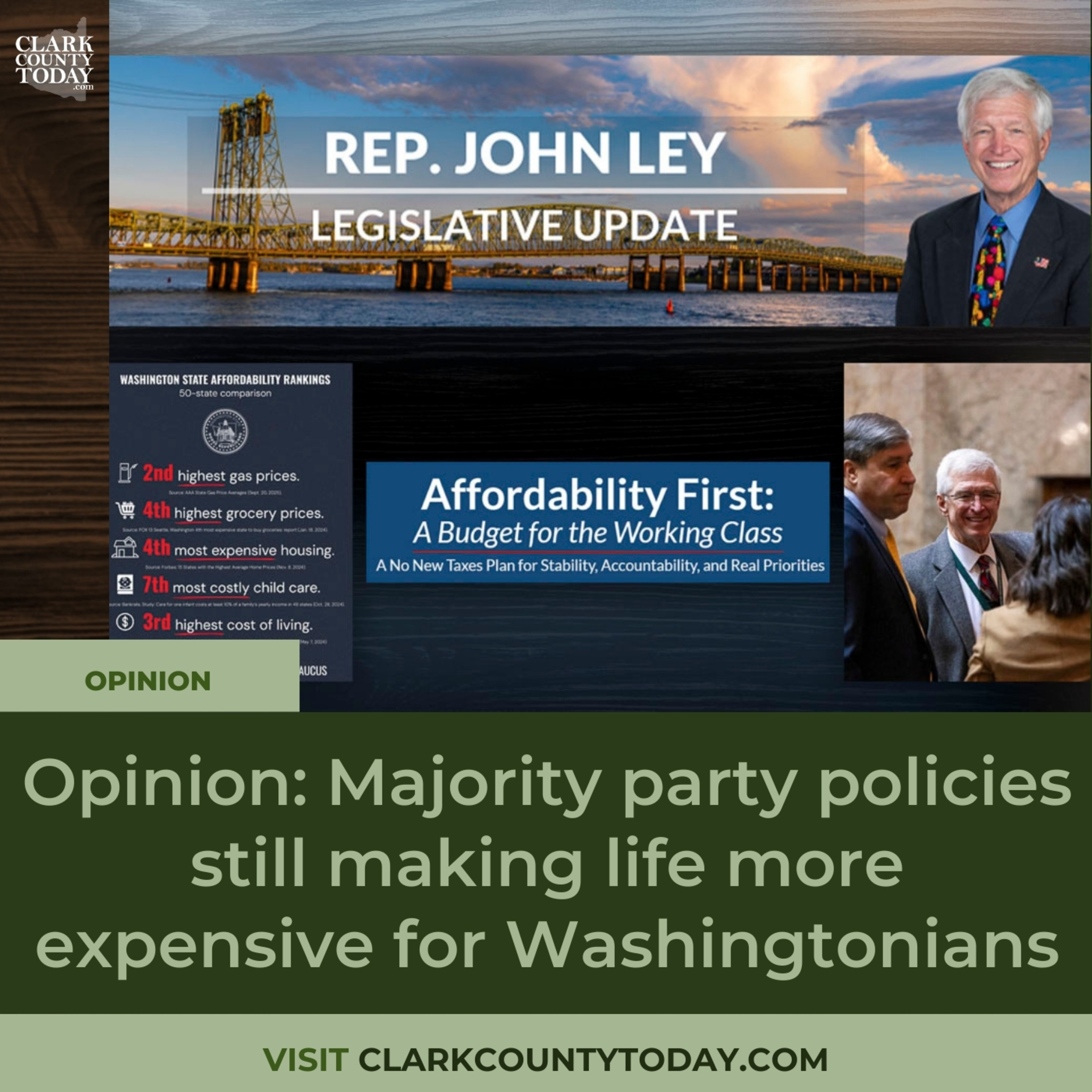 Opinion: Majority party policies still making life more expensive for Washingtonians