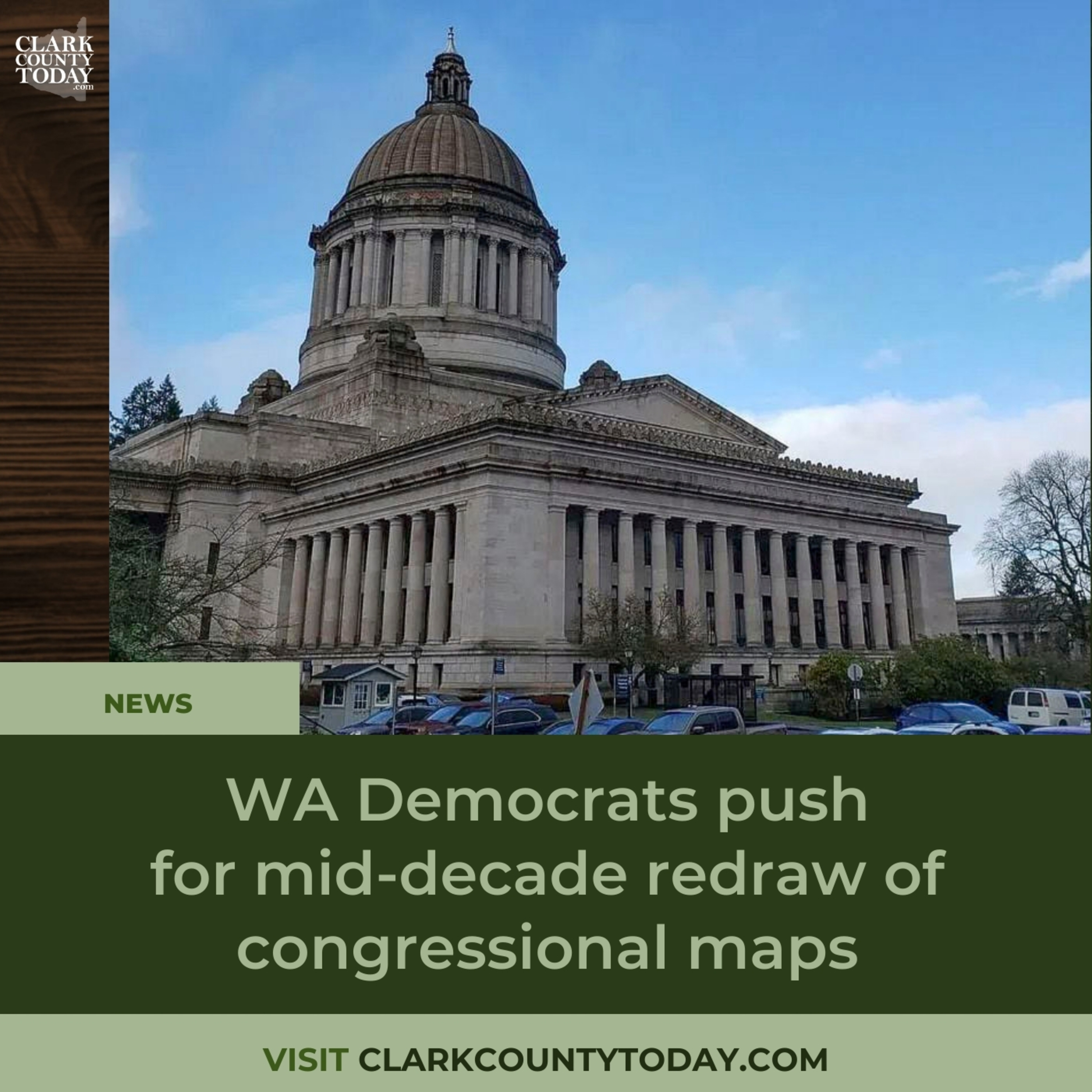 WA Democrats push for mid-decade redraw of congressional maps