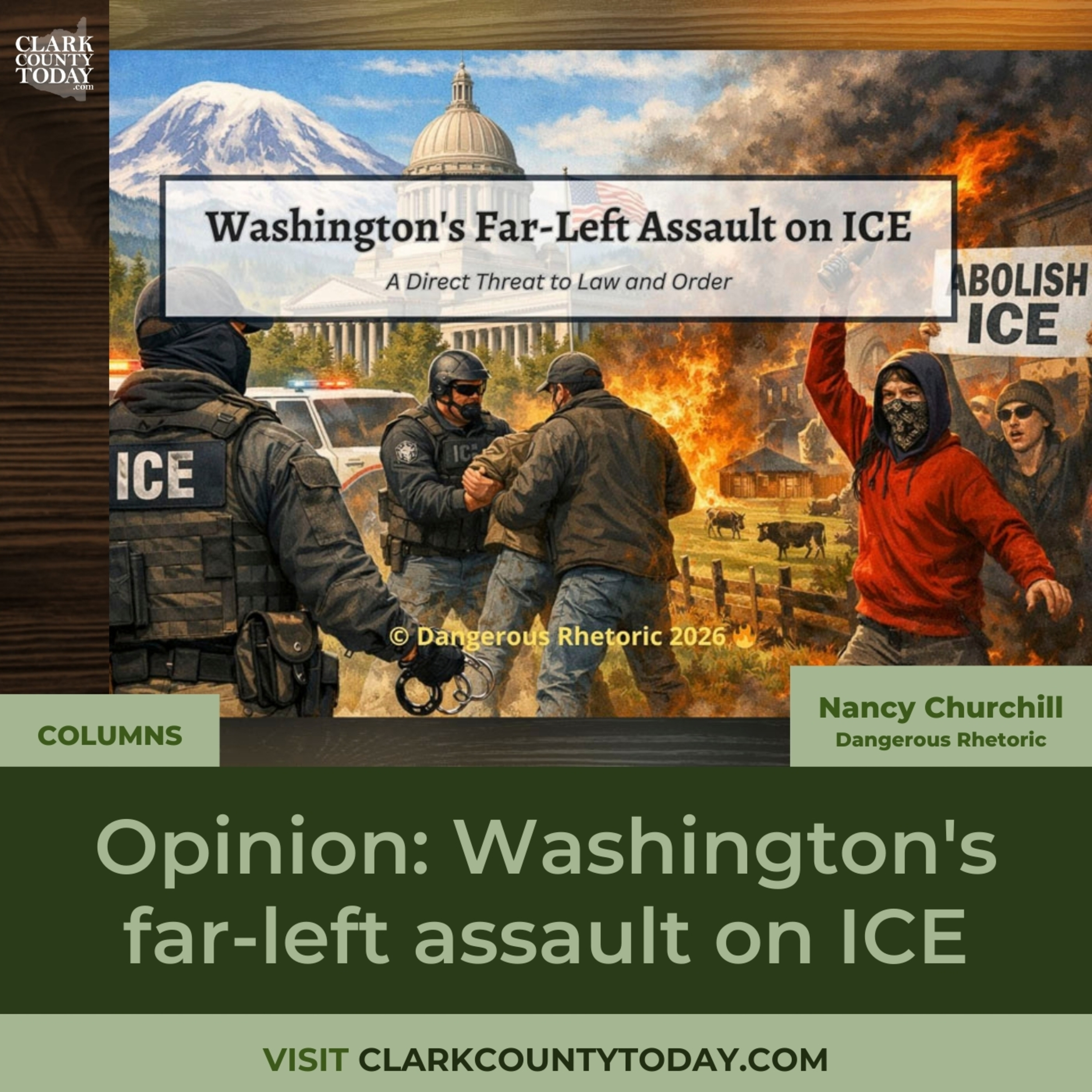 Opinion: Washington's far-left assault on ICE