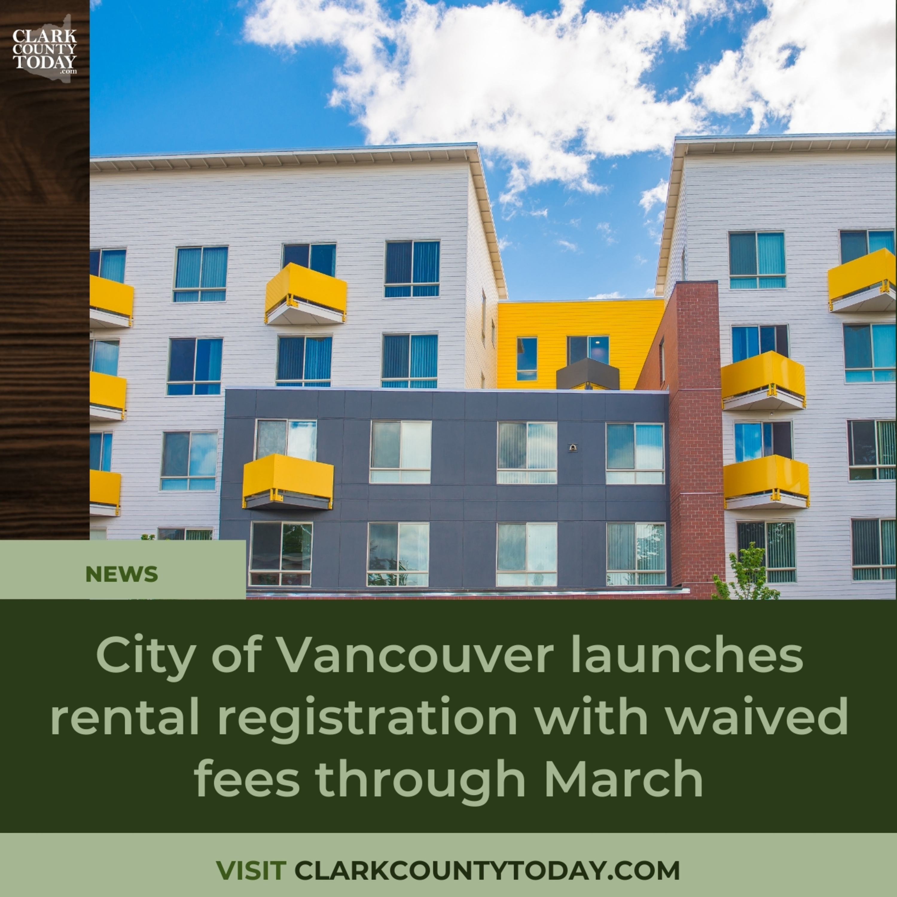 City of Vancouver launches rental registration with waived fees through March