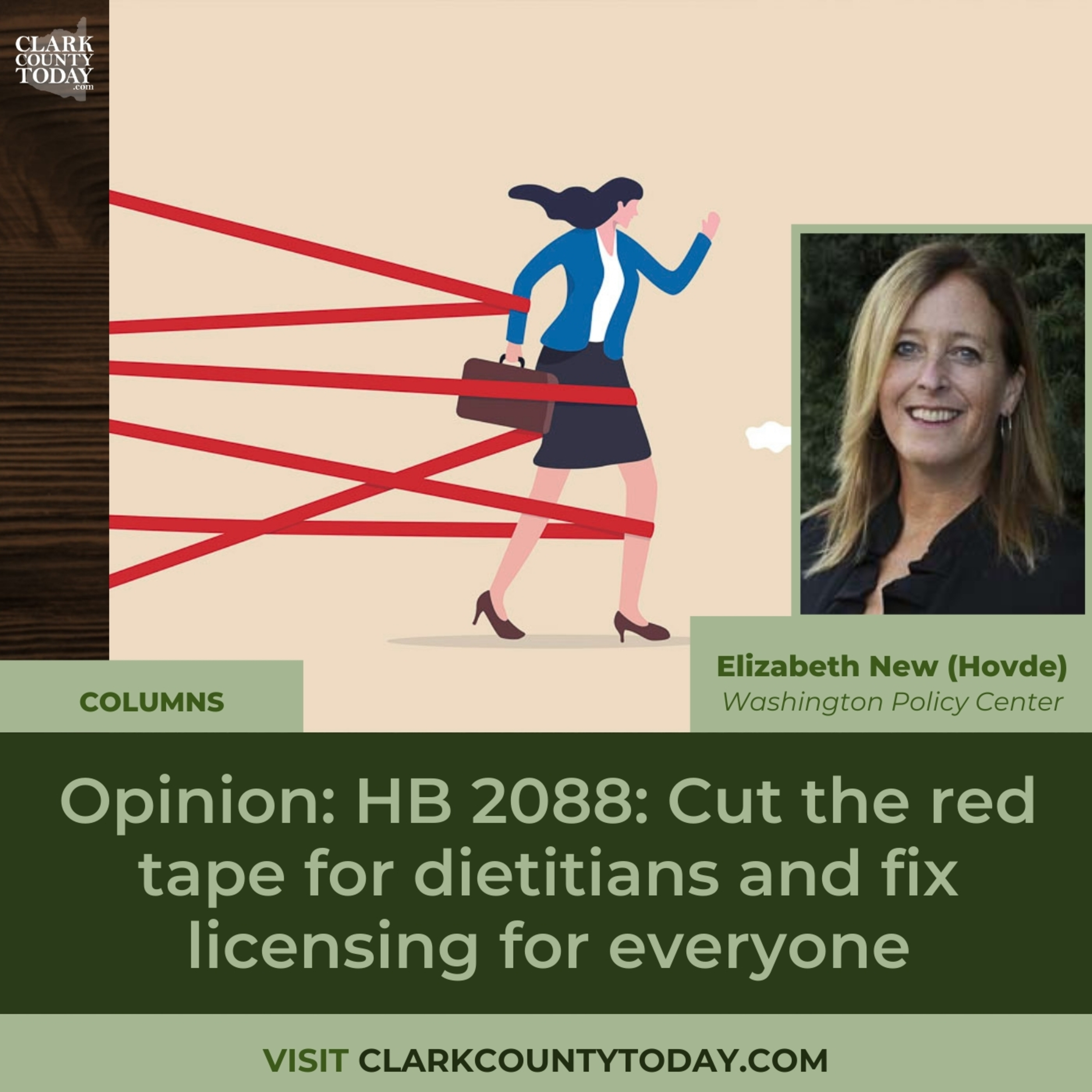 Opinion: HB 2088: Cut the red tape for dietitians and fix licensing for everyone